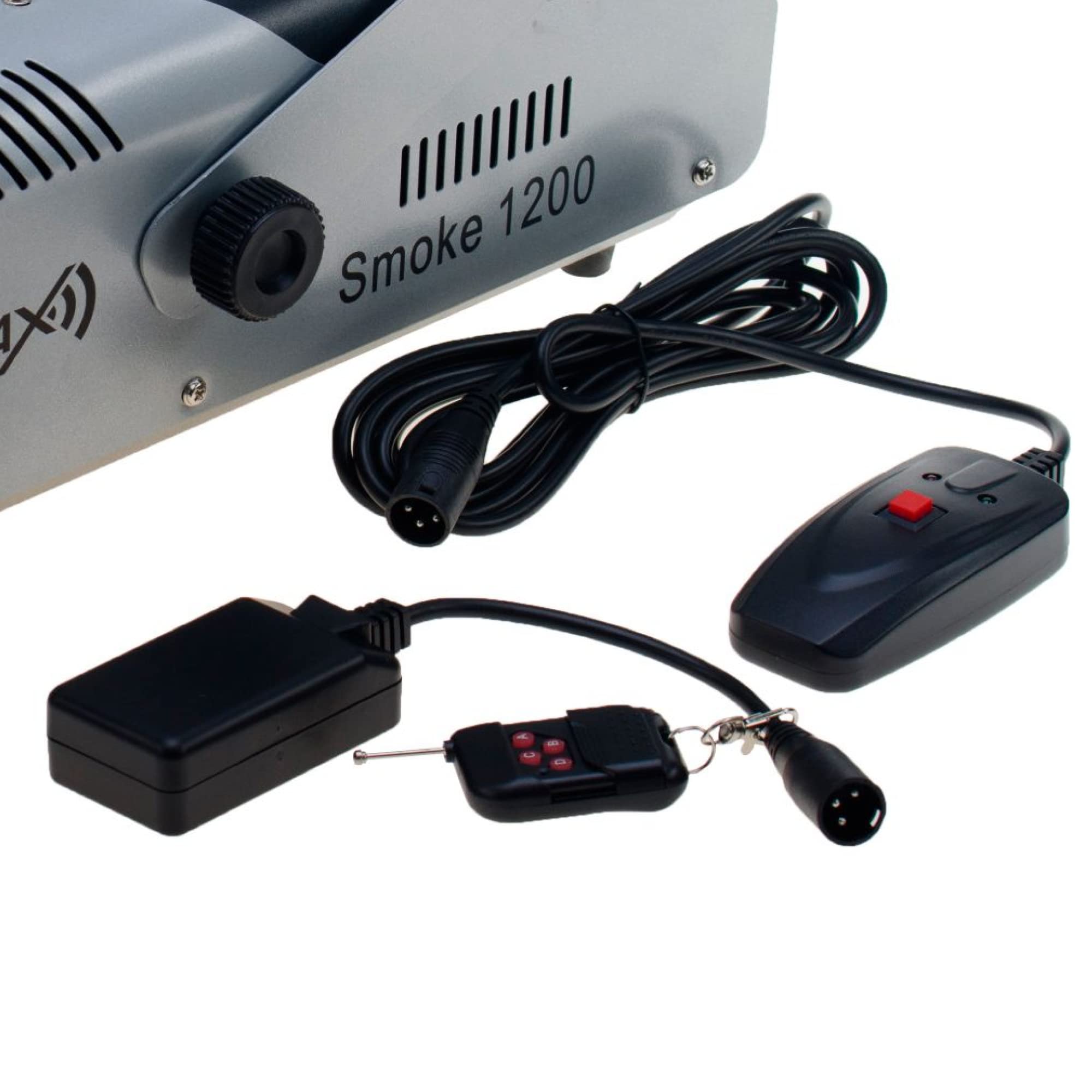 Audibax Smoke 1200 - Macchina del Fumo per Feste - Macchina del Fumo con Telecomando - Potenza 1200 W - capacità 2,3 L - Fumo al Minuto di 295 m3 - Riscaldamento in 8 min