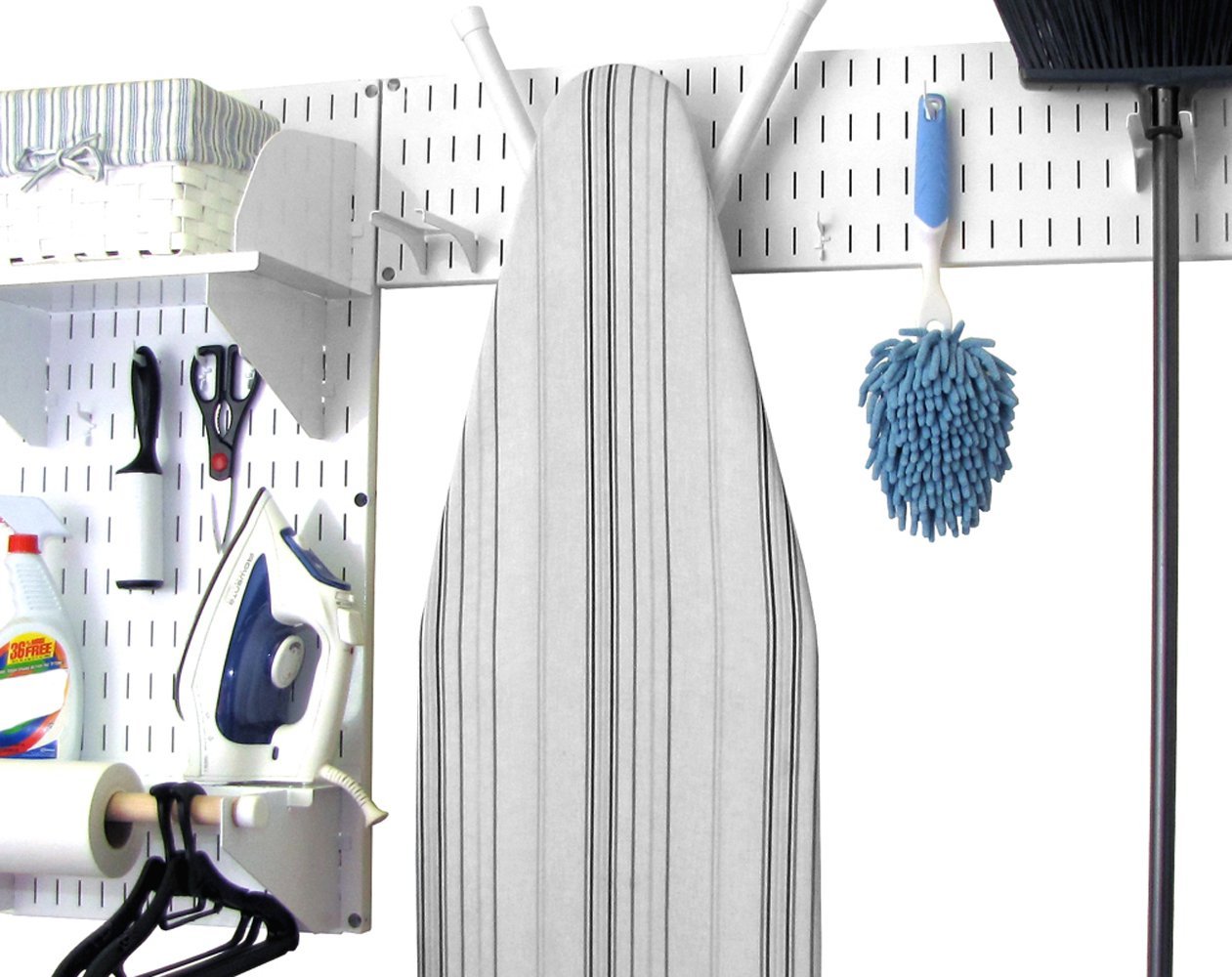 Wall Control Deluxe Laundry Room Wall Organizer Storage Kit