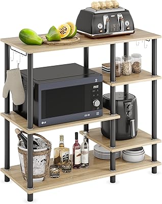 100%本物保証! Bestier 食器棚 キッチンラック レンジラック レンジ