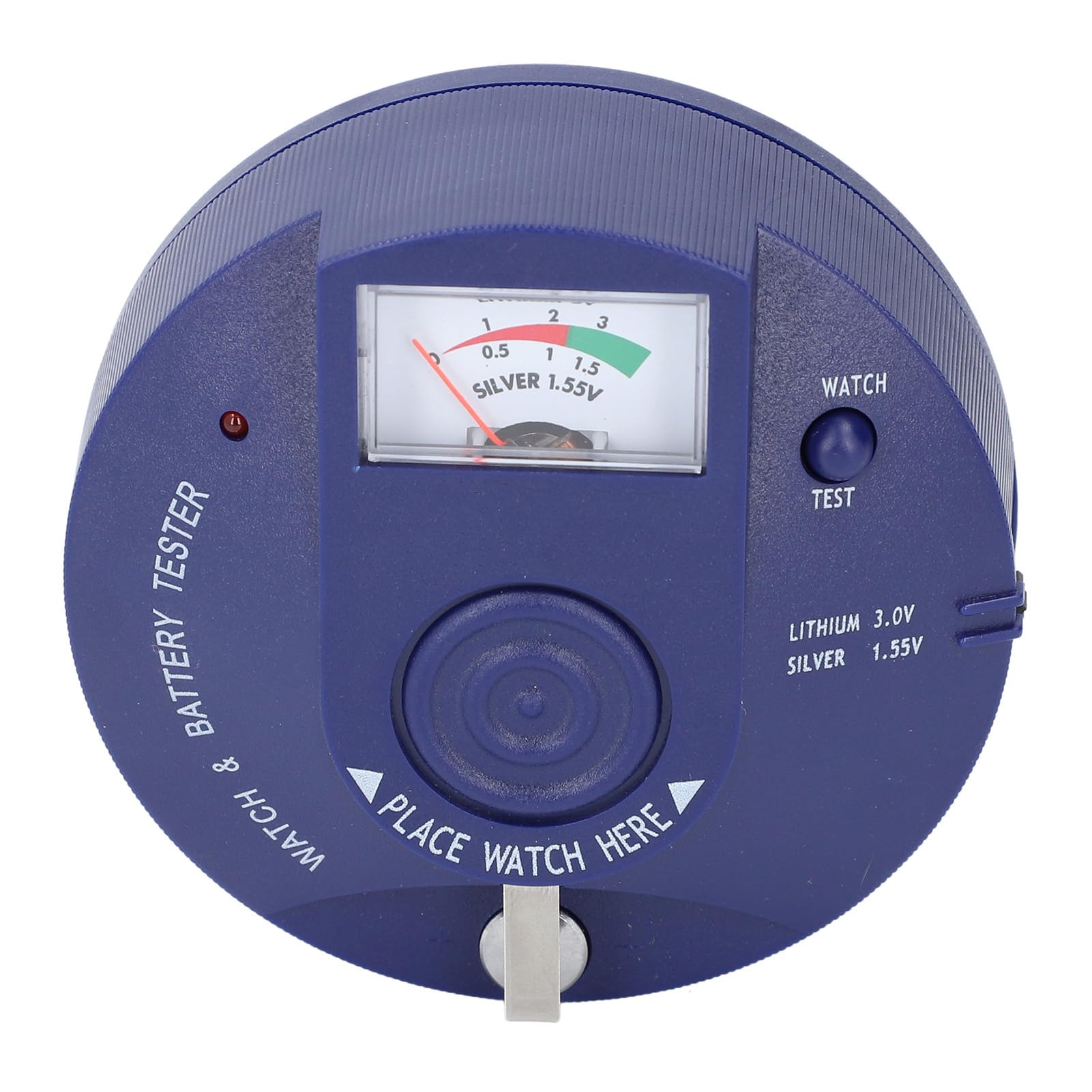 Changor Testeur de Piles Boutons, Analyseur Compact pour Montre 1.5V 3V et Piles Boutons, Outil Pratique Portable