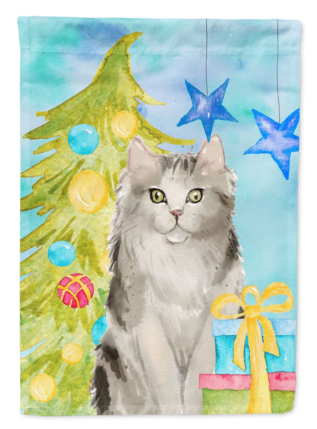 Drapeau de Noël Ragamuffin pour une décoration extérieure festive et accueillante