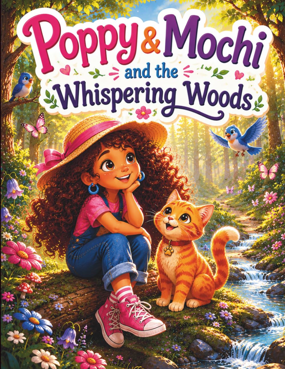 Poppy & Mochi and the Whispering Woods: A Cozy Magical Adventure About Friendship, Kindness, and Courage for Kids Ages 4–8: 2 (Poppy & Mochi Adventures (EN Story Books))