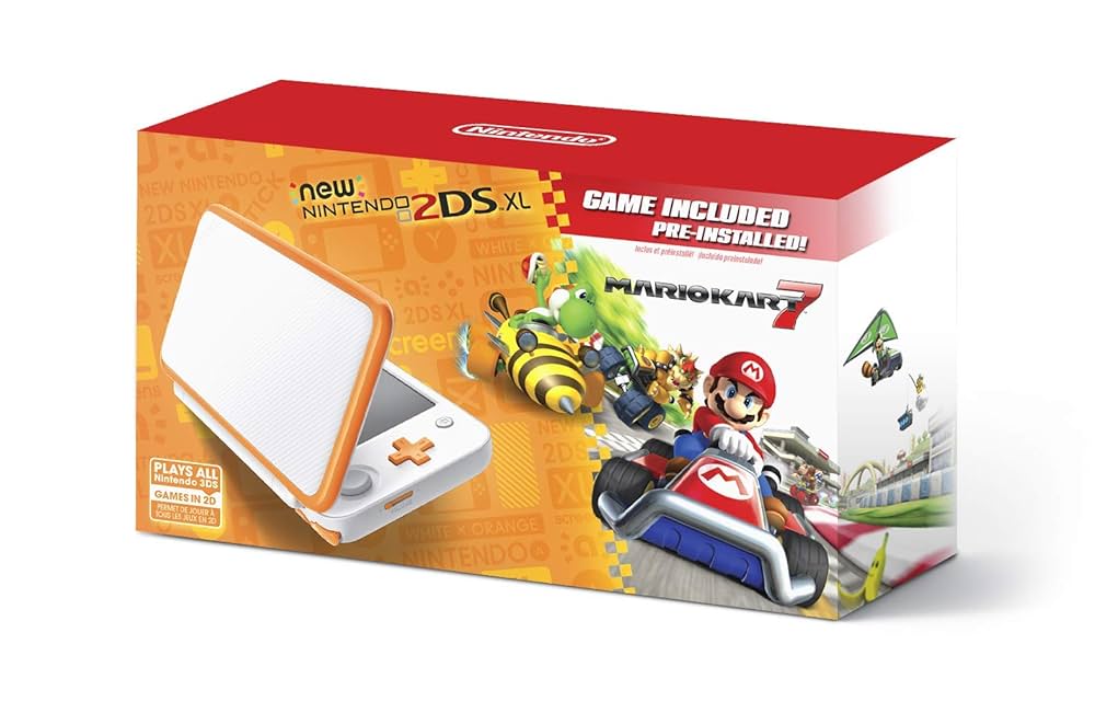 Newニンテンドー2DSLL オレンジ×ホワイト Amazon.com: New Nintendo 2DS XL Handheld Game Console