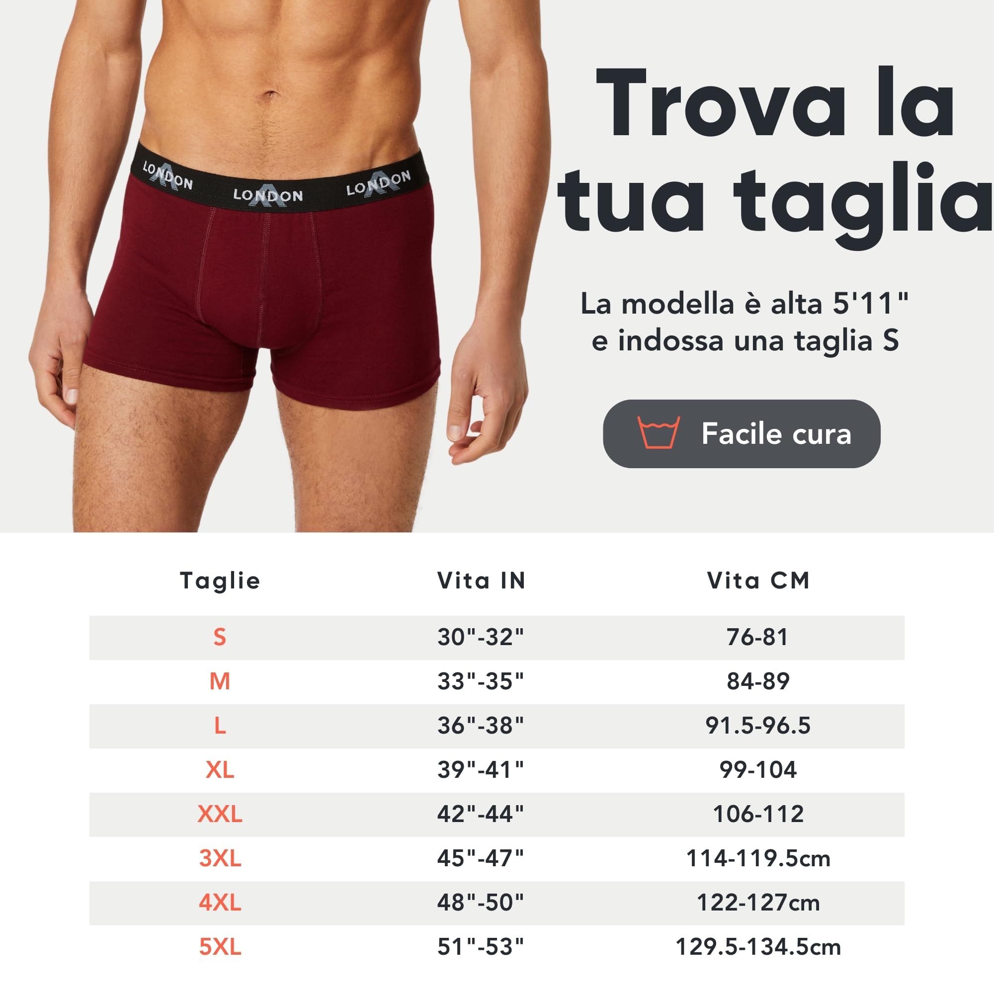 FM London Hipsters (Pacco da 8) Uomo