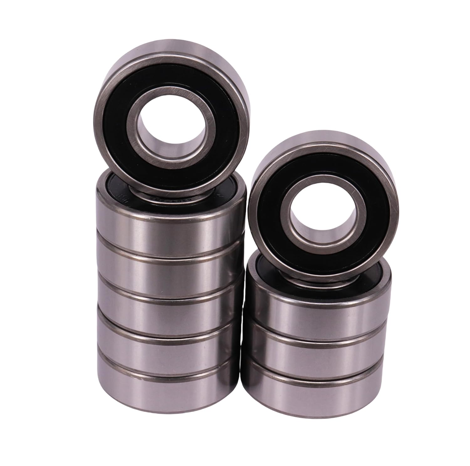 DEEG 10 Pcs 6200-2RS Double Rubber Seal Bearings 10x30x9mm, Pre-Lubricated and Stable Performance, Deep Groove Ball Bearings.…