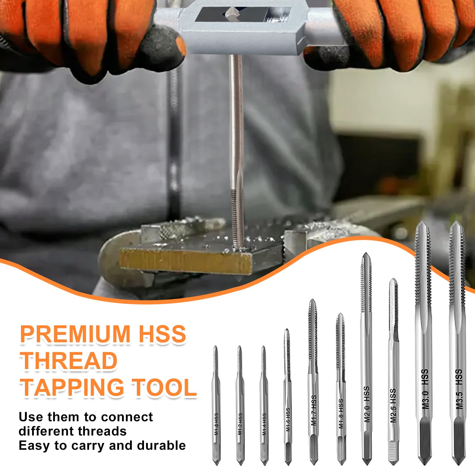 11 Pezzi Mini Maschi per Filettare Metrici Set, M1 - M3.5 Mini Rubinetto a Mano Maschiatura, Micro Maschi per Macchine, Strumento per Filettatura Utensili per Maschiatura a Scanalature Diritte