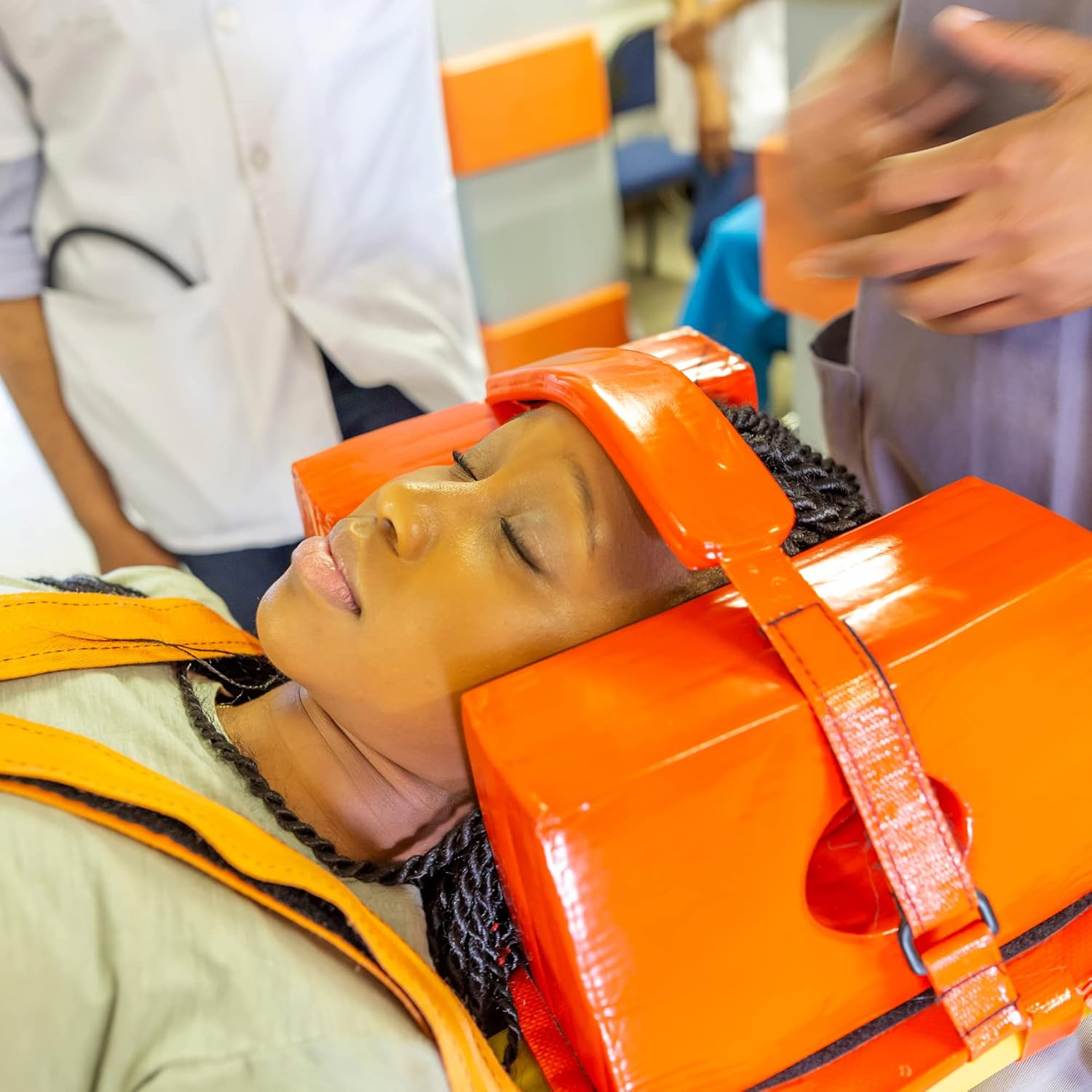 ASA Techmed Spine Board Stretcher, Patent Transfer EMT Backboard Immobilization, Base Board Blue : Industrial & Scientific