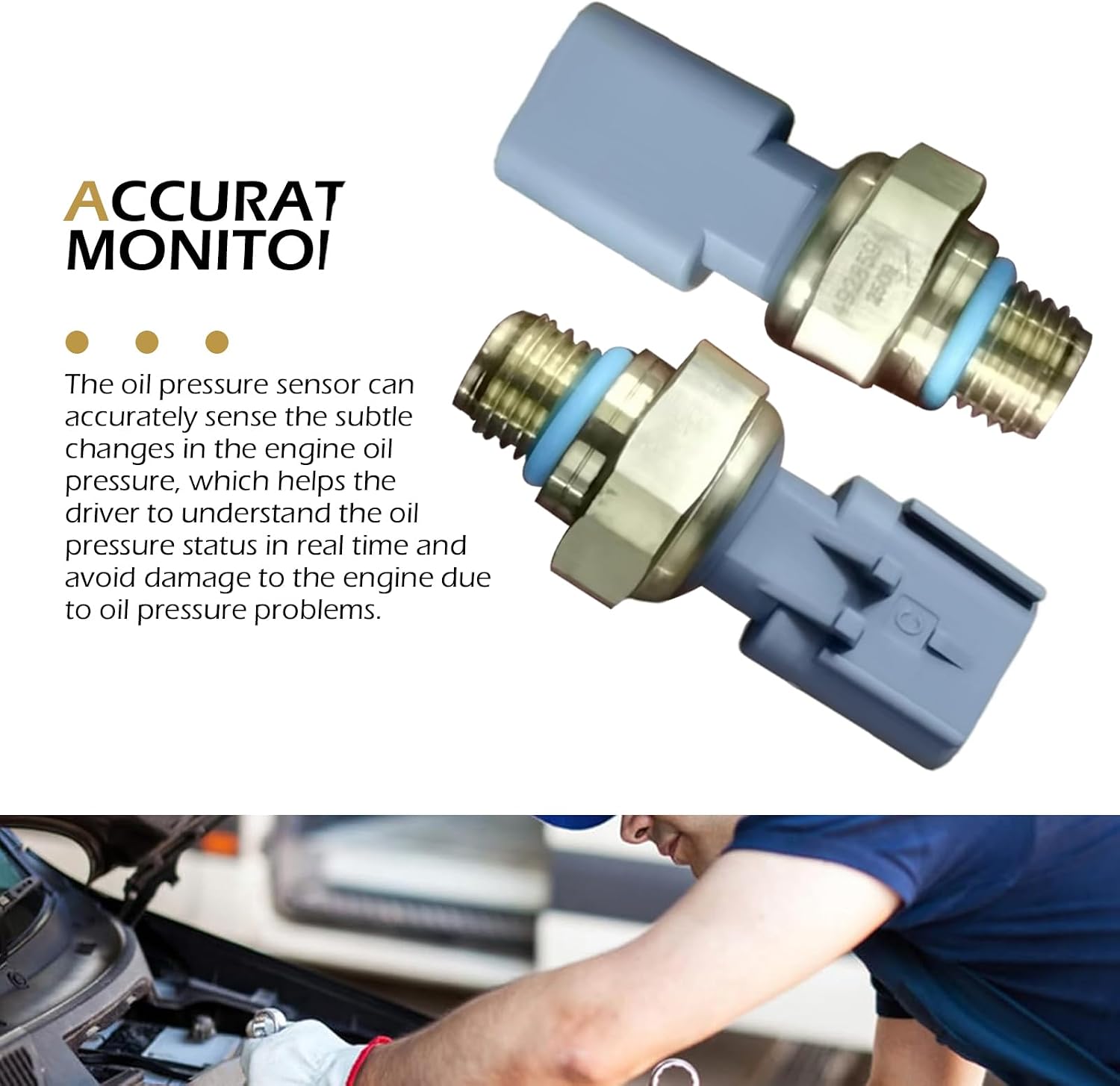 Exhaust Pressure Sensor, Precise Monitoring, Heat/Aging Resistant, OEM Replacement 4928594, Fits Cummins Models, Direct Fit, Extends Service Life, Engine Part