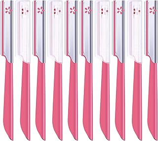 Sponsored Ad - 10 Pieces Eyebrow Razor for Women Facial Shaver Razor Brow Shaper Eyebrow Trimmer Dermaplaner Shaping Tool ...