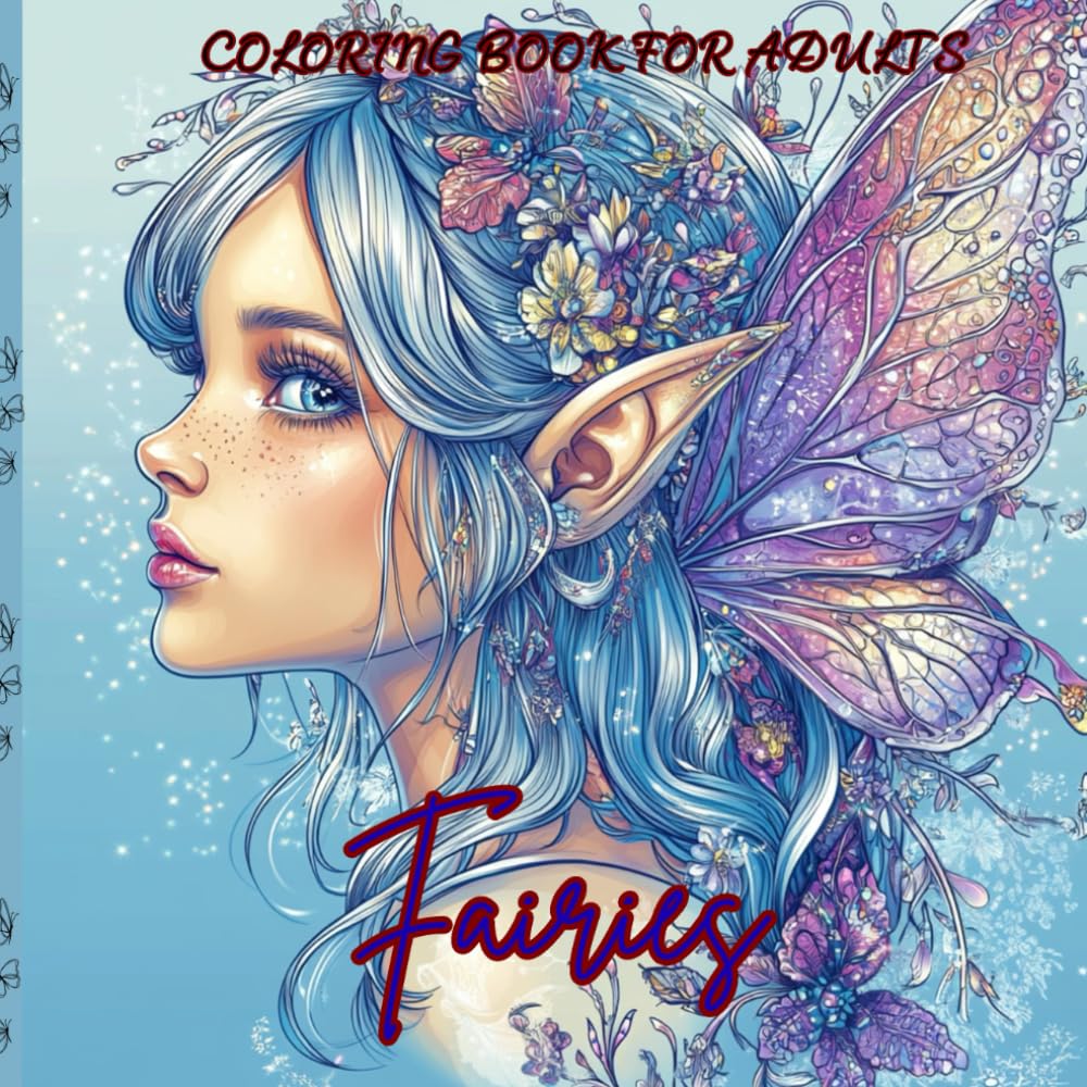 Fairies. Coloring Book for Adults.