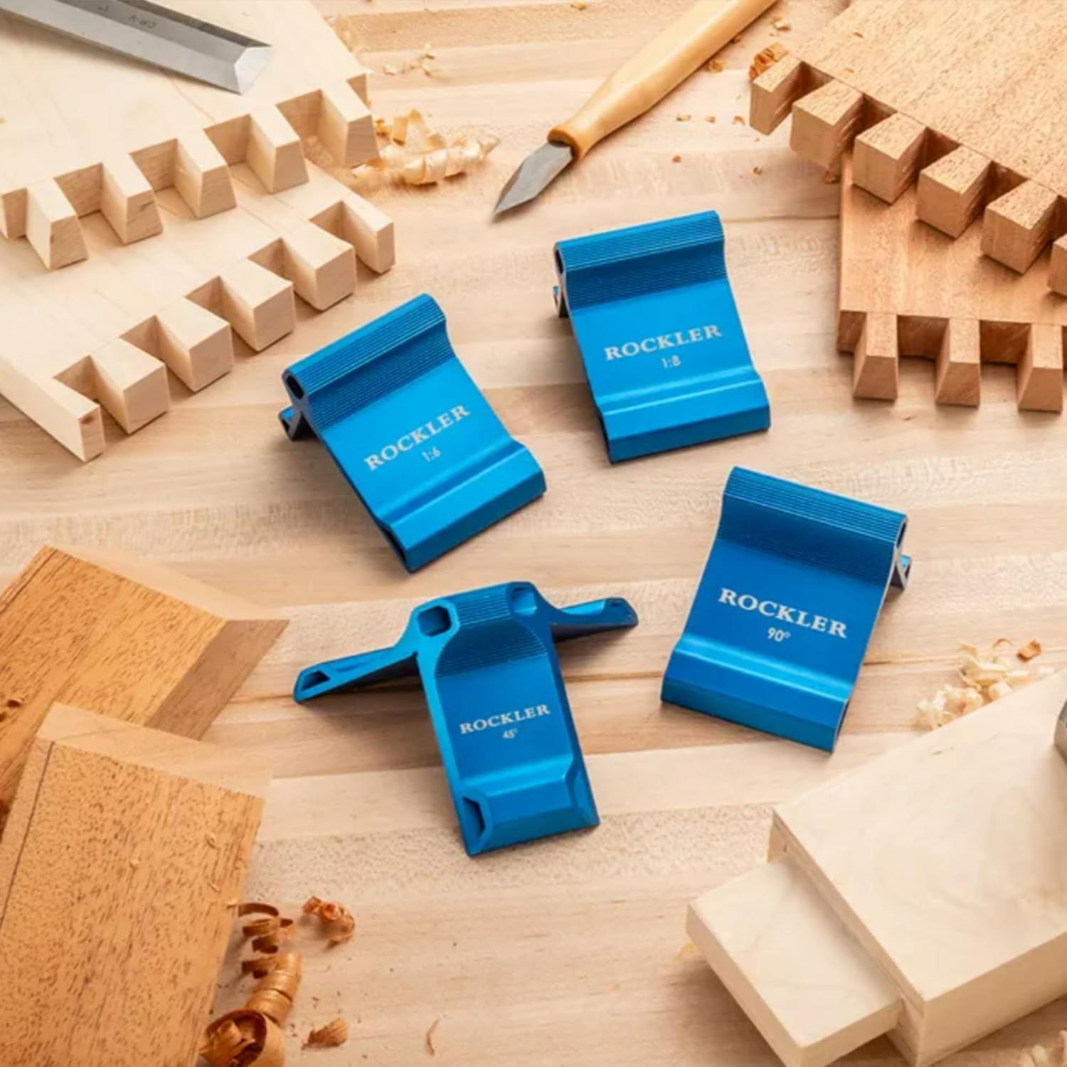 45° Saddle Square for Woodworking -Anodized Aluminum Carpenter Square Tool - Woodworking Marking Tools for Accuracy -45 Degree Cutting Tool for Mitered Cuts - Durable Woodworking Tools and Accessories