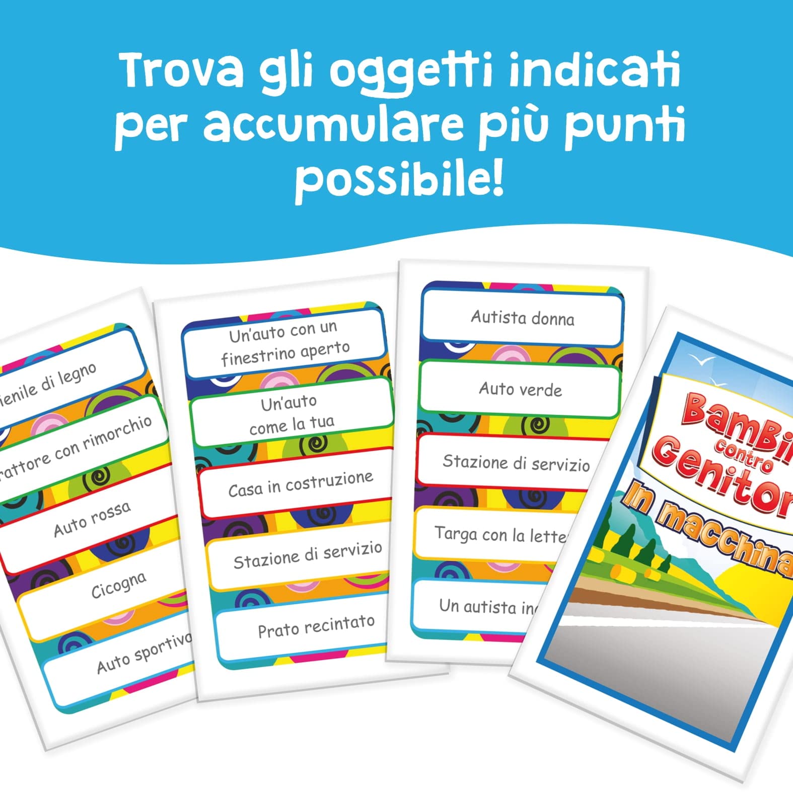 KANGUR In macchina. Bambini contro Genitori. Giochi per Bambini Gioco di viaggio Gioco di auto per integrali di famiglia 6+