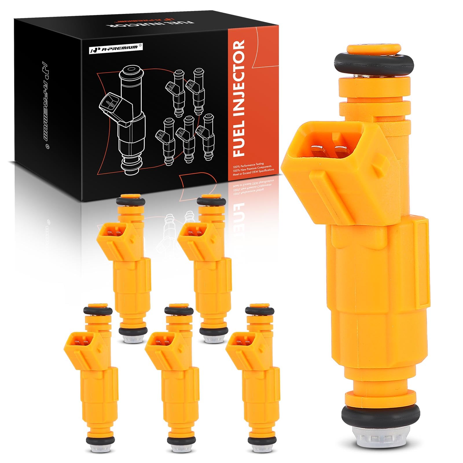 Ford 4.0L Fuel Injectors New Set Of 6 Fuel Injectors For Explorer 1997 ...