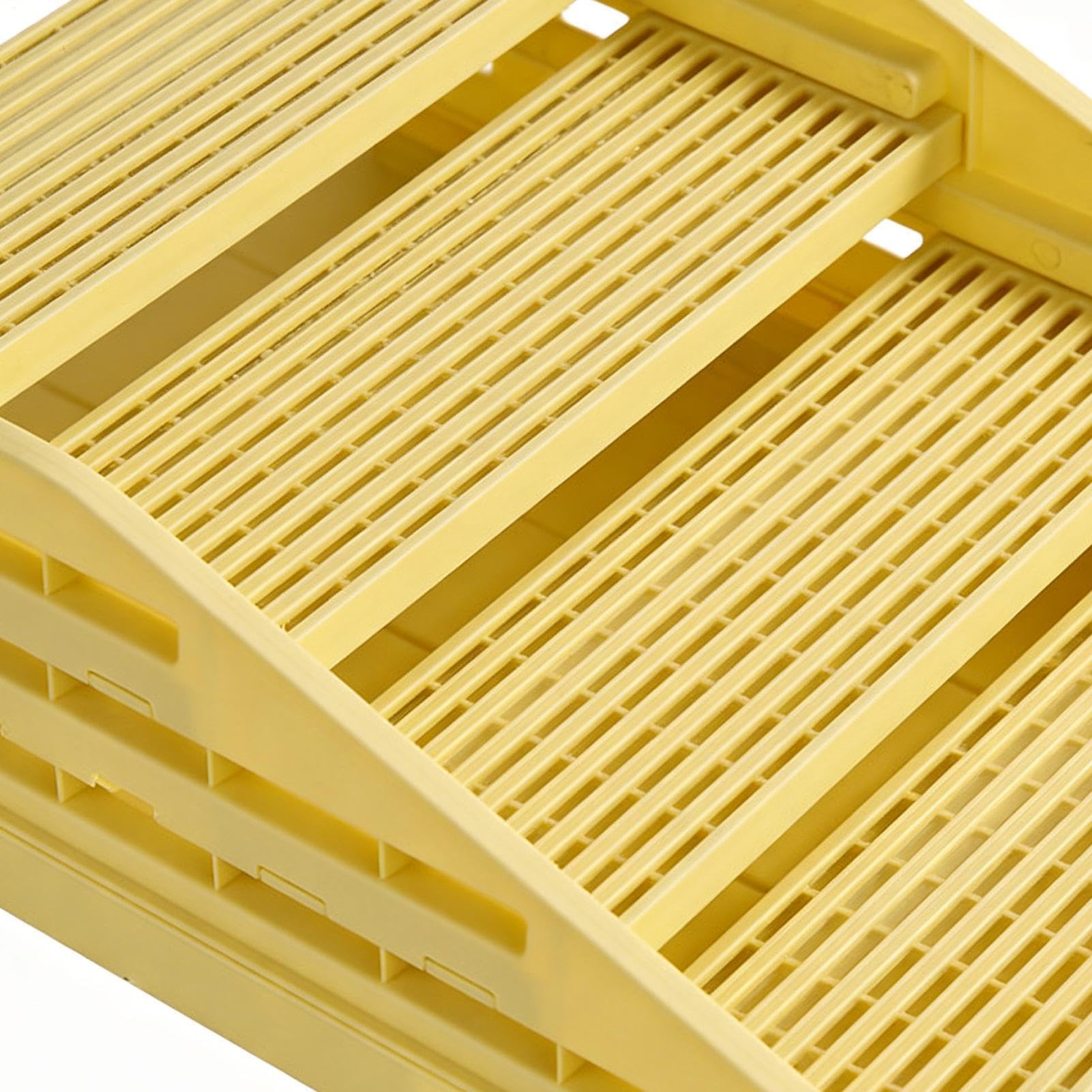 Cat Litter Mat de Rejilla Ancha Antideslizante y Ajustable Desprendible | Accesorios con Escalones para Arenero para Interior, Salón, Dormitorio, Baño, Balc