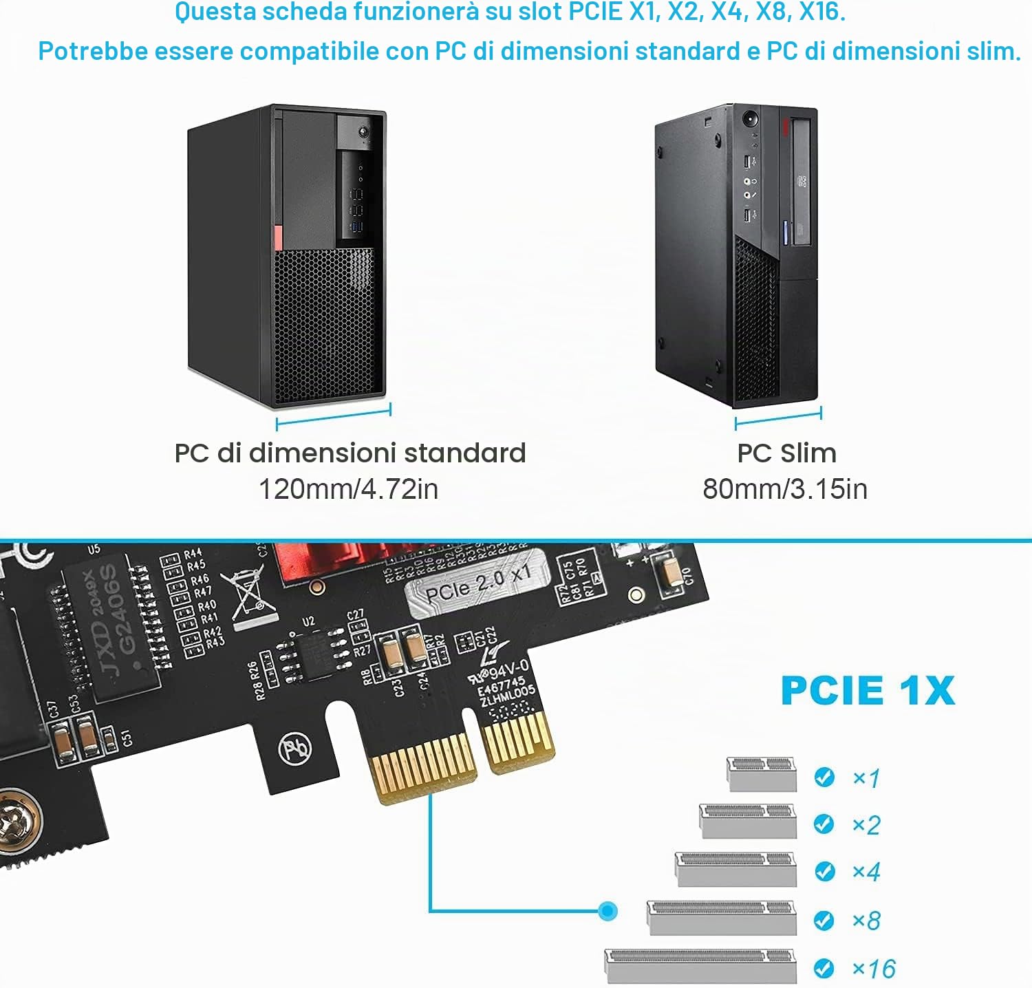Scheda Di Rete 2.5 Gigabit Carte PCIE 10 100 1000 1G LAN GIGABIT ETHERNET LOW HIGH PROFILE Carta Scheda Di Rete 2.5 Gigabit Carte PCIE 10 100 1000 1G LAN GIGABIT ETHERNET LOW HIGH PROFILE Carta