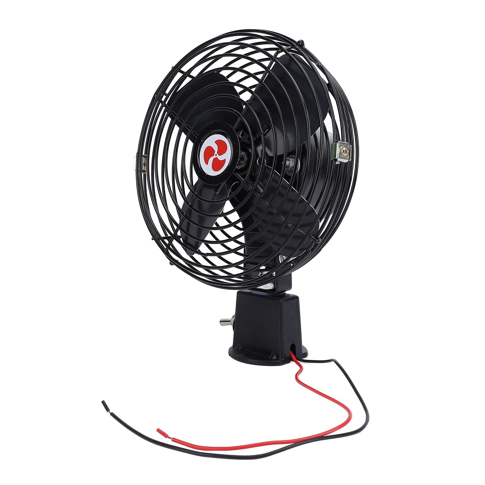 Ventilador de Coche de Alta Resistencia de 12 V, Ventilador de Metal para Coche, Reducción Silenciosa de Ruido, Ventilador de Refrigeración de Metal que Ahorra Combustible para
