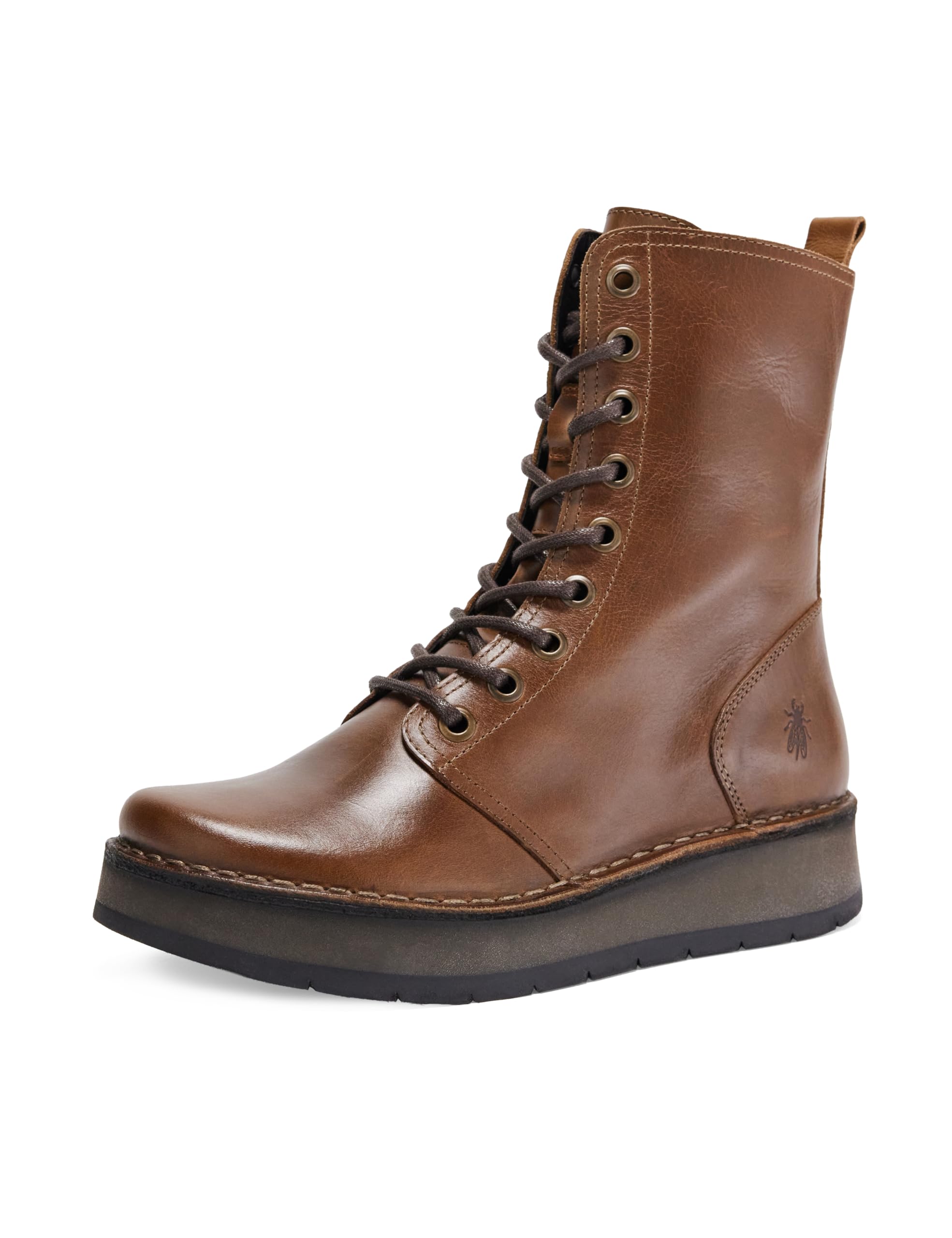 Fly London Womens Rami043fly Mid Calf Boot, Camel, 4 UK