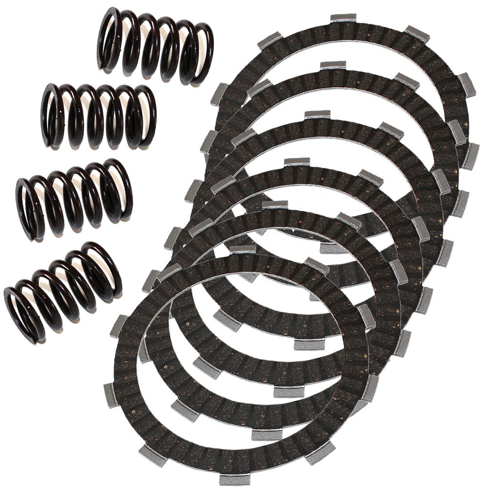 Caltric Clutch Kit For Honda Rancher 350 ATV (2000-2006) - Includes Friction Discs, Steel Plates & Springs