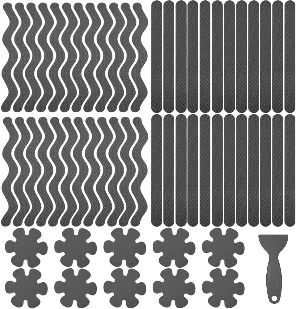 FULANDL 58PCS Bathtub Non Slip Stickers, Anti Slip Shower