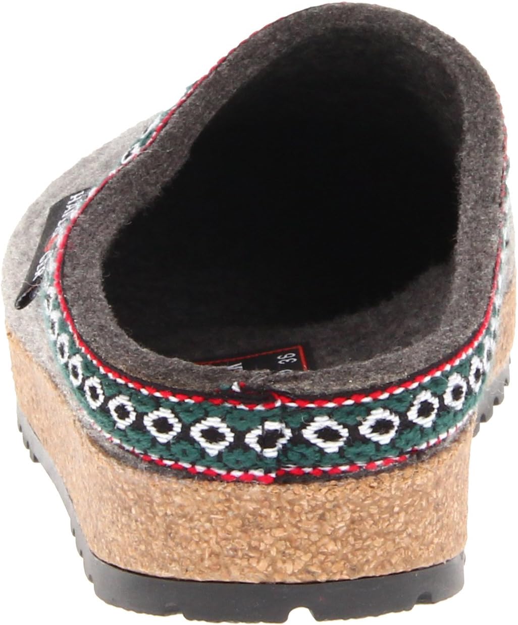 Haflinger Women's GZ14 Clog,Grey,36 EU - Image 3