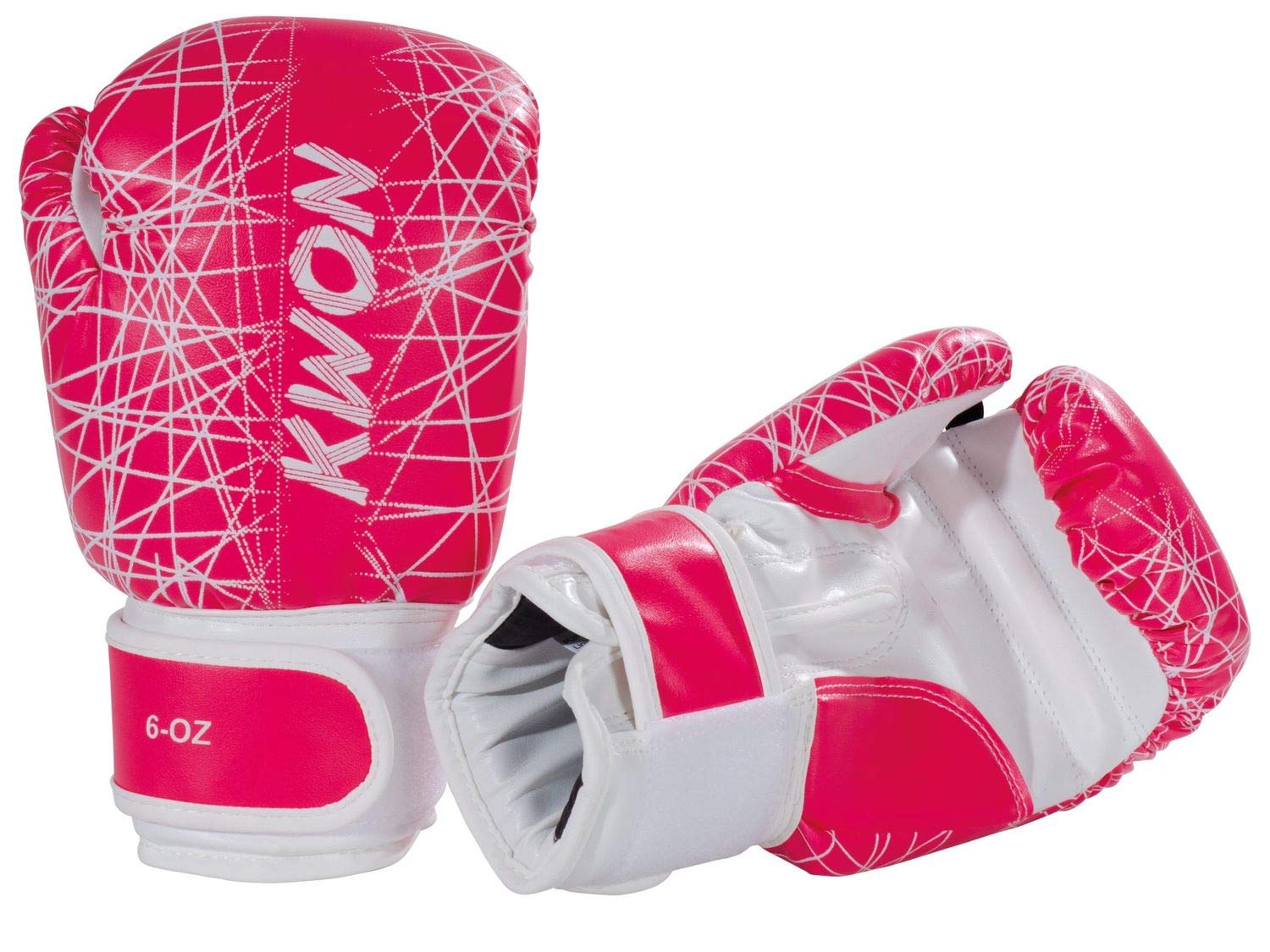 Kwon Kinder Boxhandschuhe Neon 6oz pink-blau