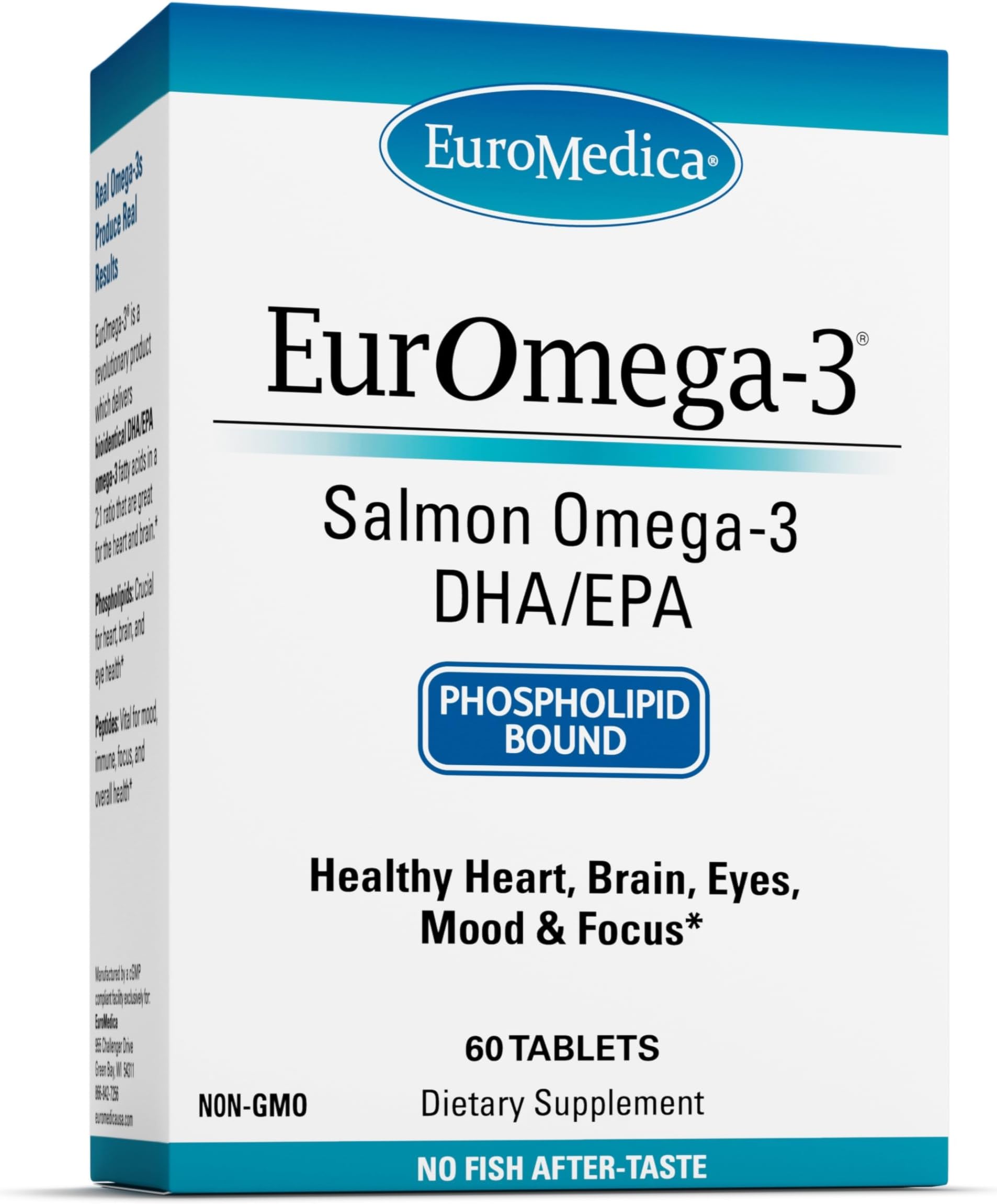 EuroMedica EurOmega - Brain & Heart Health - 60 Count