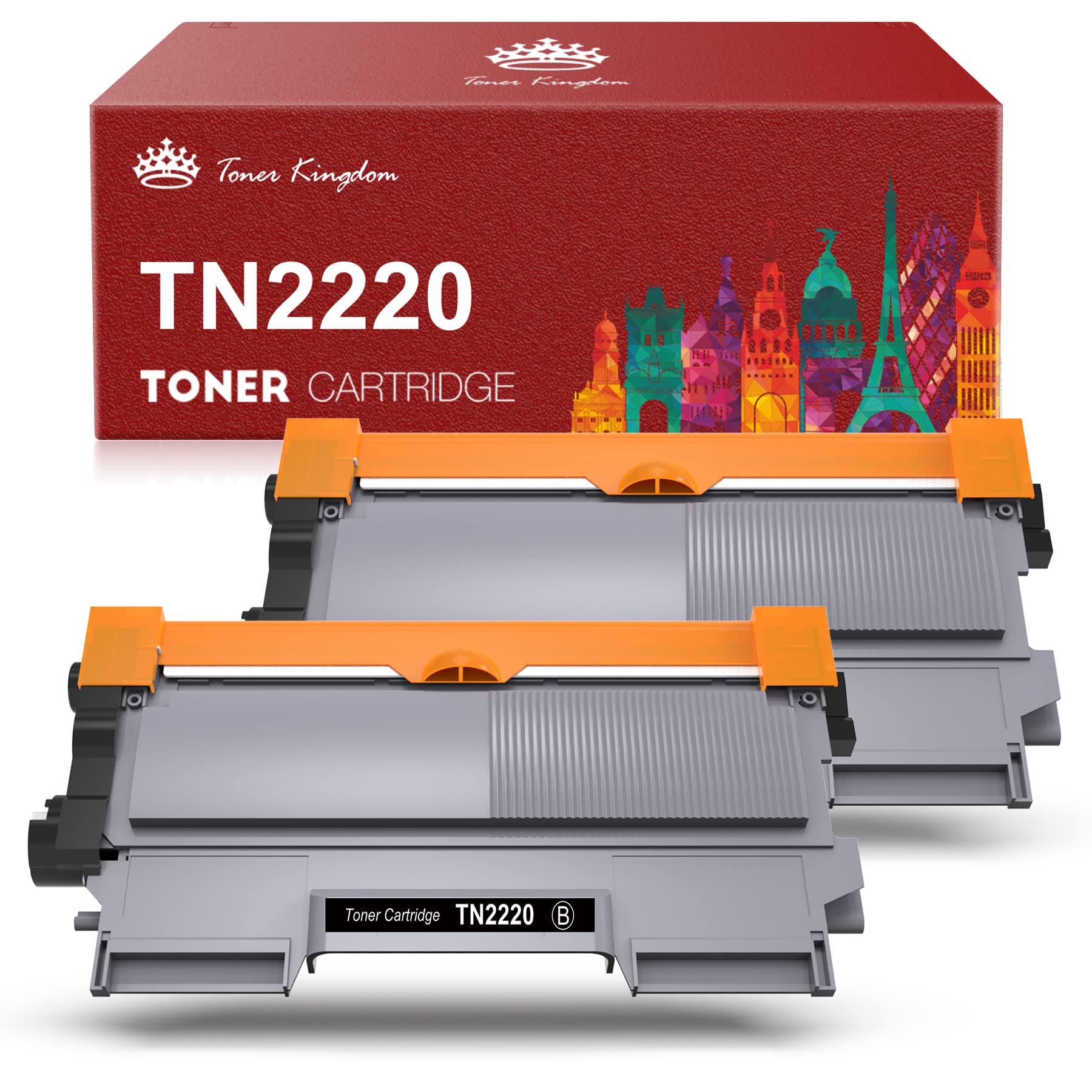 خرید از آمازون - تونر KingDom TN-2220 TN2220 Toner سازگار برای Brother TN2220 TN2010 for Brother MFC-7055 HL-2240 HL-2250DN MFC-740 DCP-7055W HL-2135W برای تونر MFC 7360