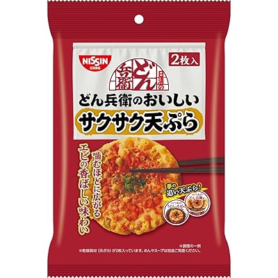 どん兵衛のおいしいサクサク天ぷら 日清食品 [具材だけ] 2枚入 32g×16個