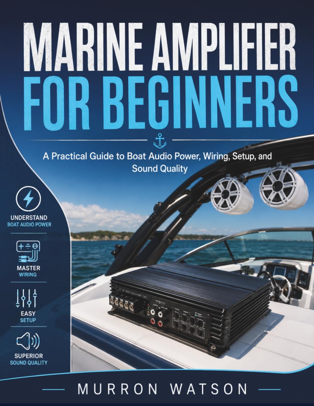 MARINE AMPLIFIER FOR BEGINNERS: A Practical Guide to Boat Audio Power, Wiring, Setup, and Sound Quality
