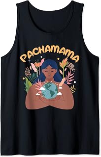 La Pachamama Indigenous Mother Earth Latino Quechua Aymara Tank Top