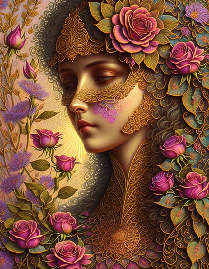 Affiches sur toile de fleurs de printemps 58x90cm avec rayons de soleil