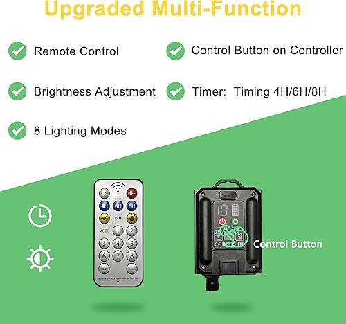 Miniatura 9 de Palmera iluminada de 6 pies y 4 pies para decoración de palmeras artificiales para exteriores, 184 luces LED, árbol falso para decoración de