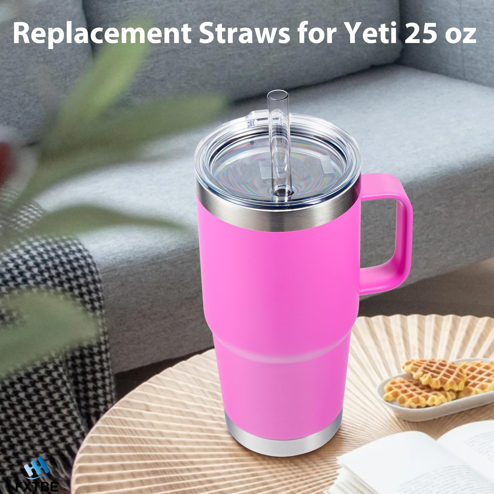Amazon | FXTBE Yetiストローマグ用ストロー Yeti Rambler 25オンス用