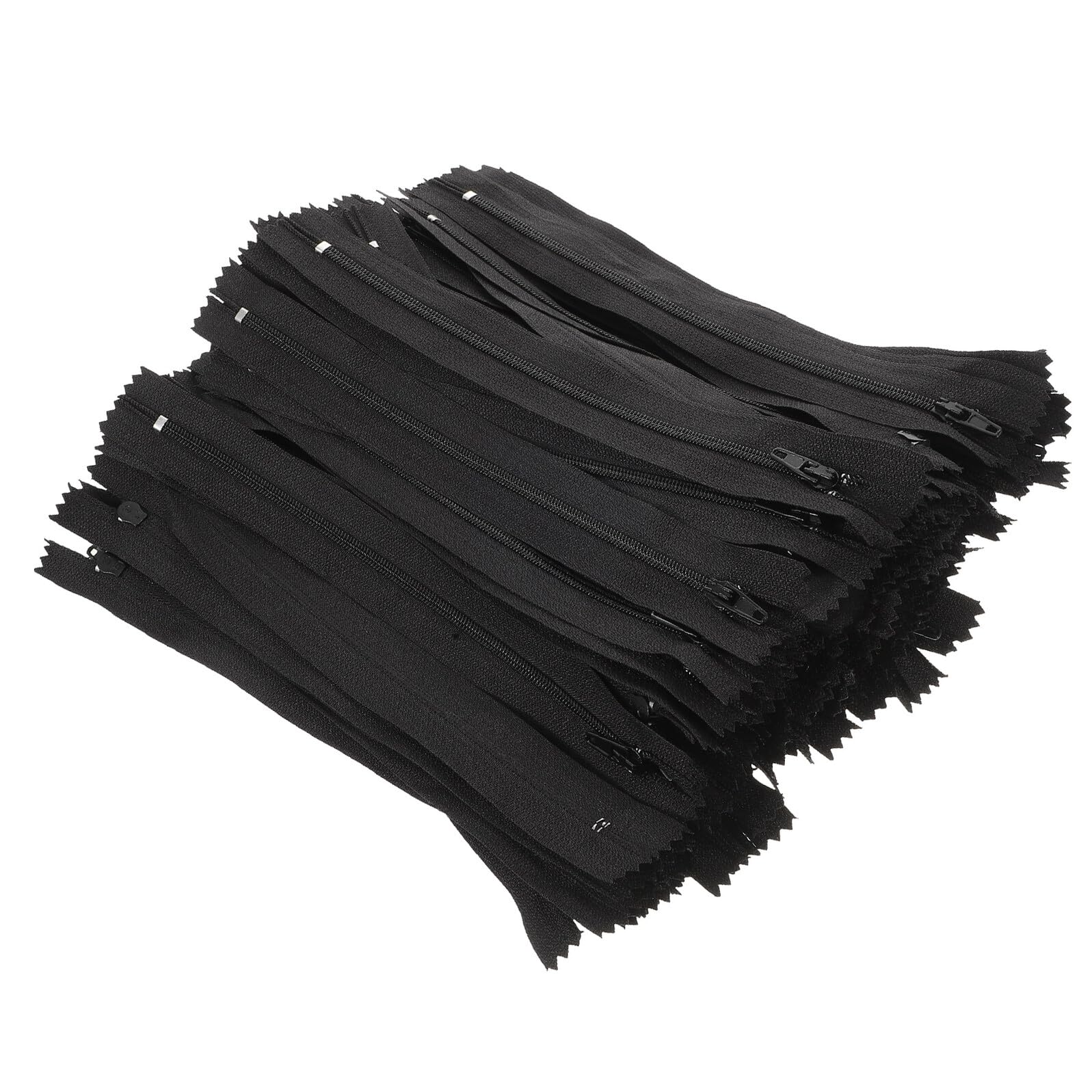 NUOBESTY 200pezzi Cerniera Invisibile in Nylon Per Cucire Su Misura Cerniere Di Ricambio Per Borse e Abbigliamento Resistente e Facile Da Installare