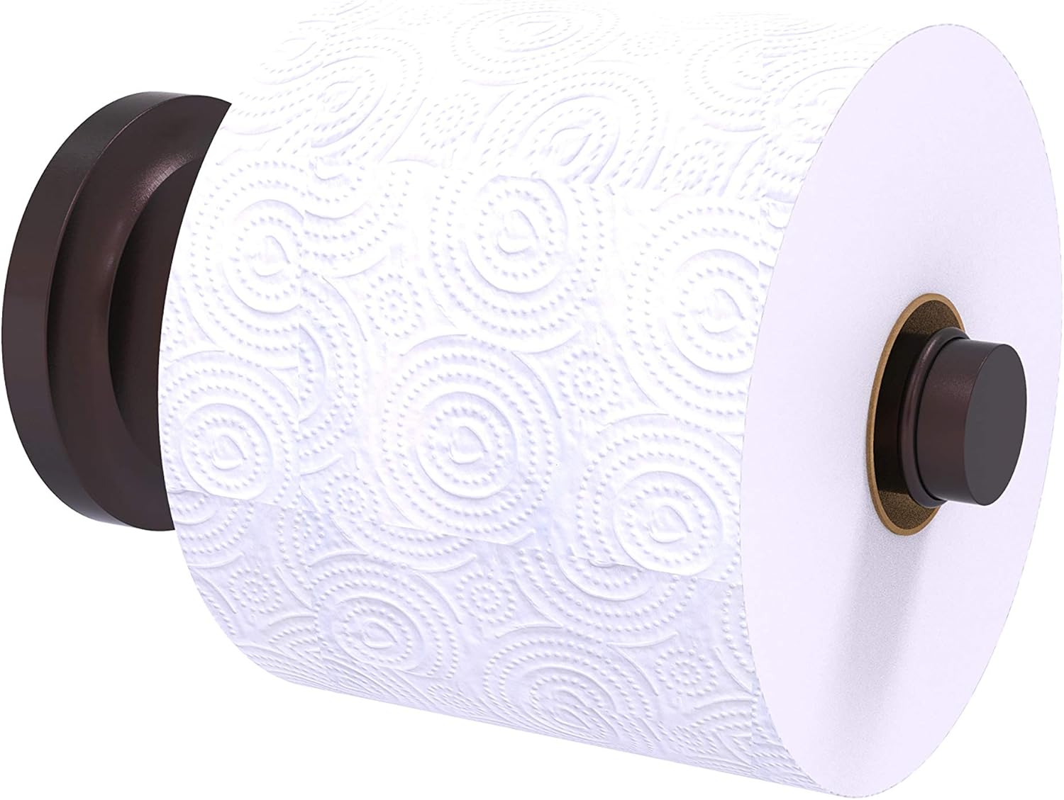 Allied Brass QN-24-1 Que Collection Horizontal Reserve Roll Toilet Paper Holder, Antique Bronze
