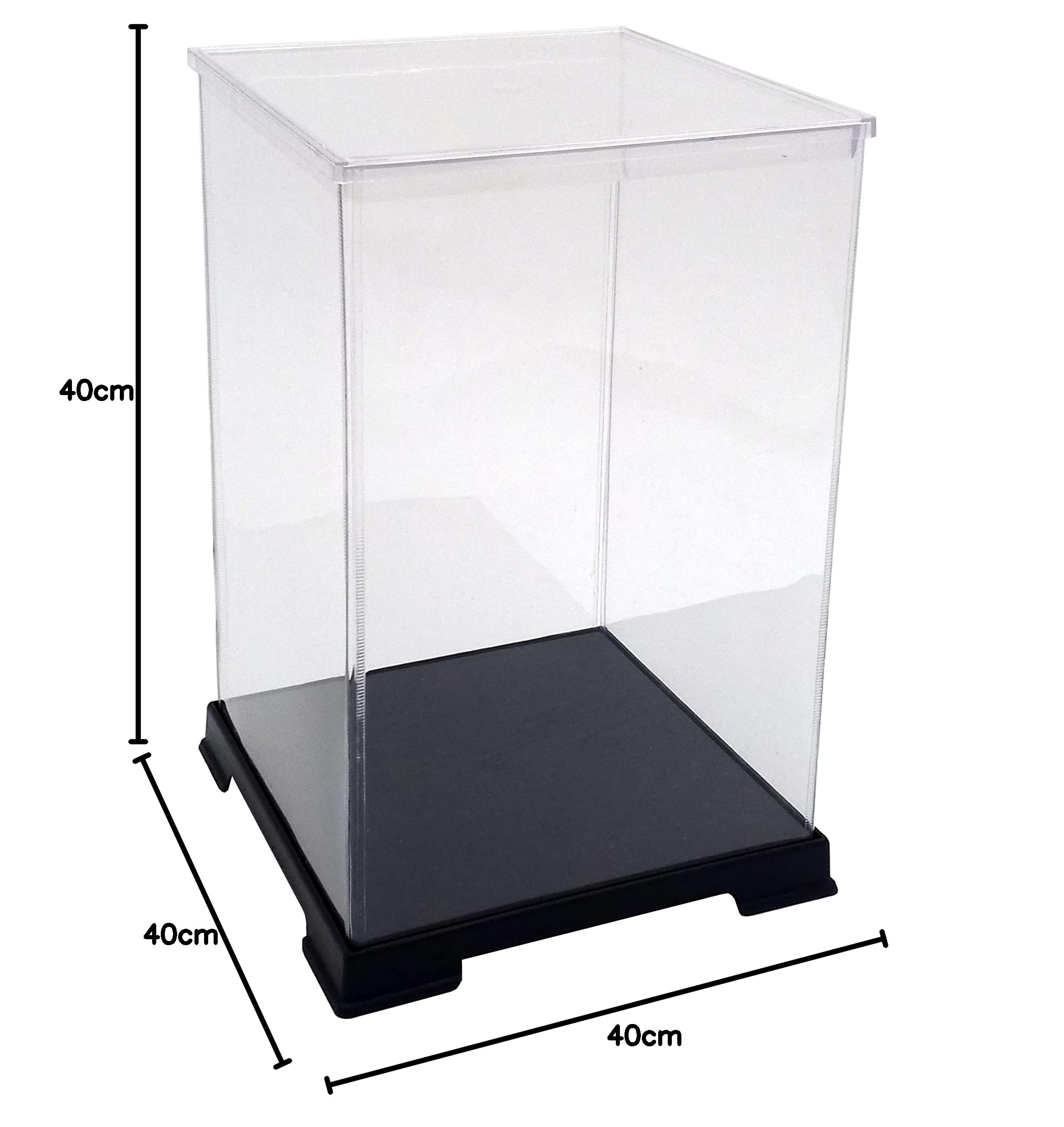 Octagon フィギュアケース 40×40×40cm 透明プラスチック