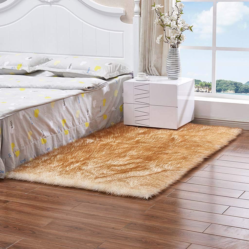 Tapis de canapé et descente de lit douillette pour salon et chambre