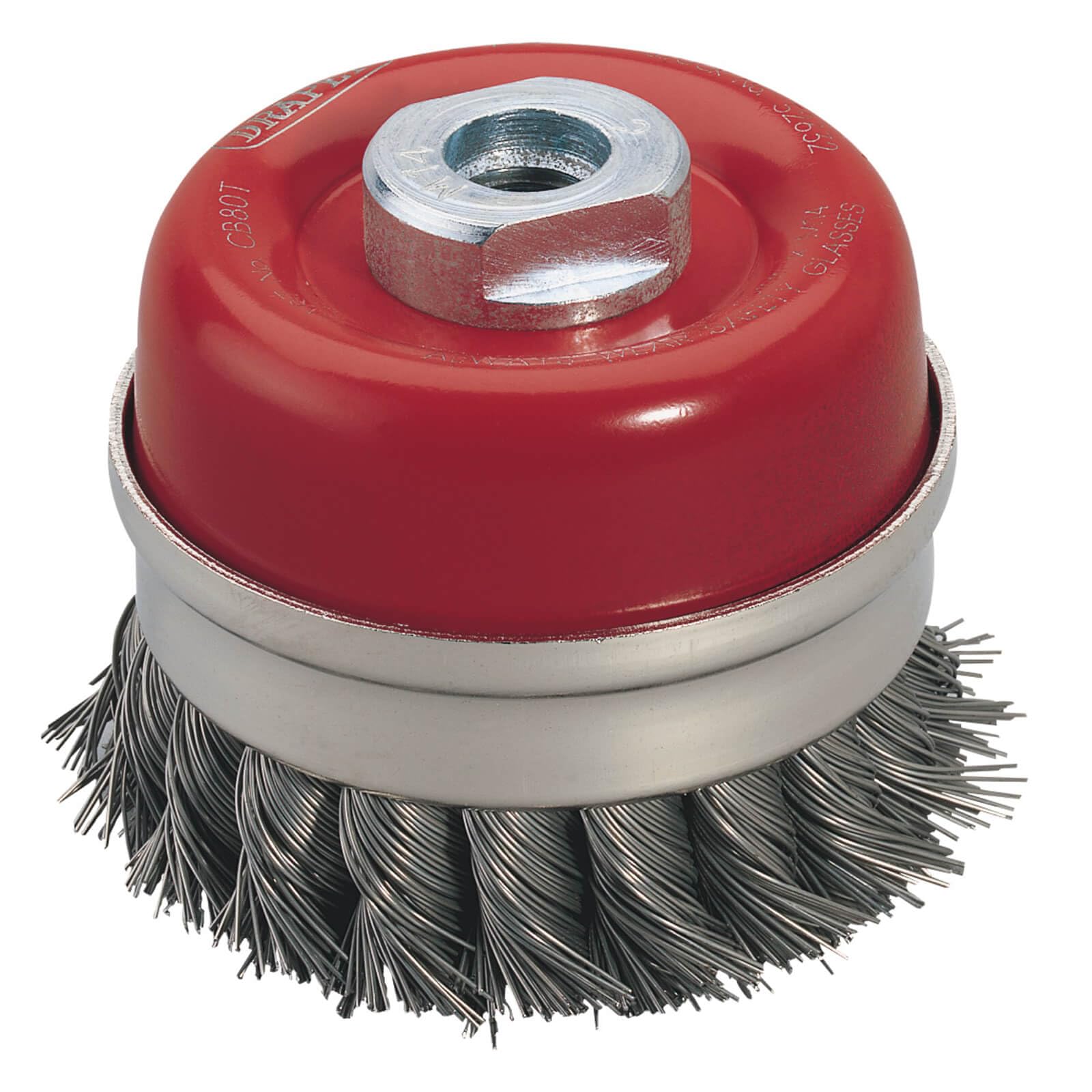 Draper 52632 Expert Twist węzeł druciany pędzel do kubka, 80 mm x M14