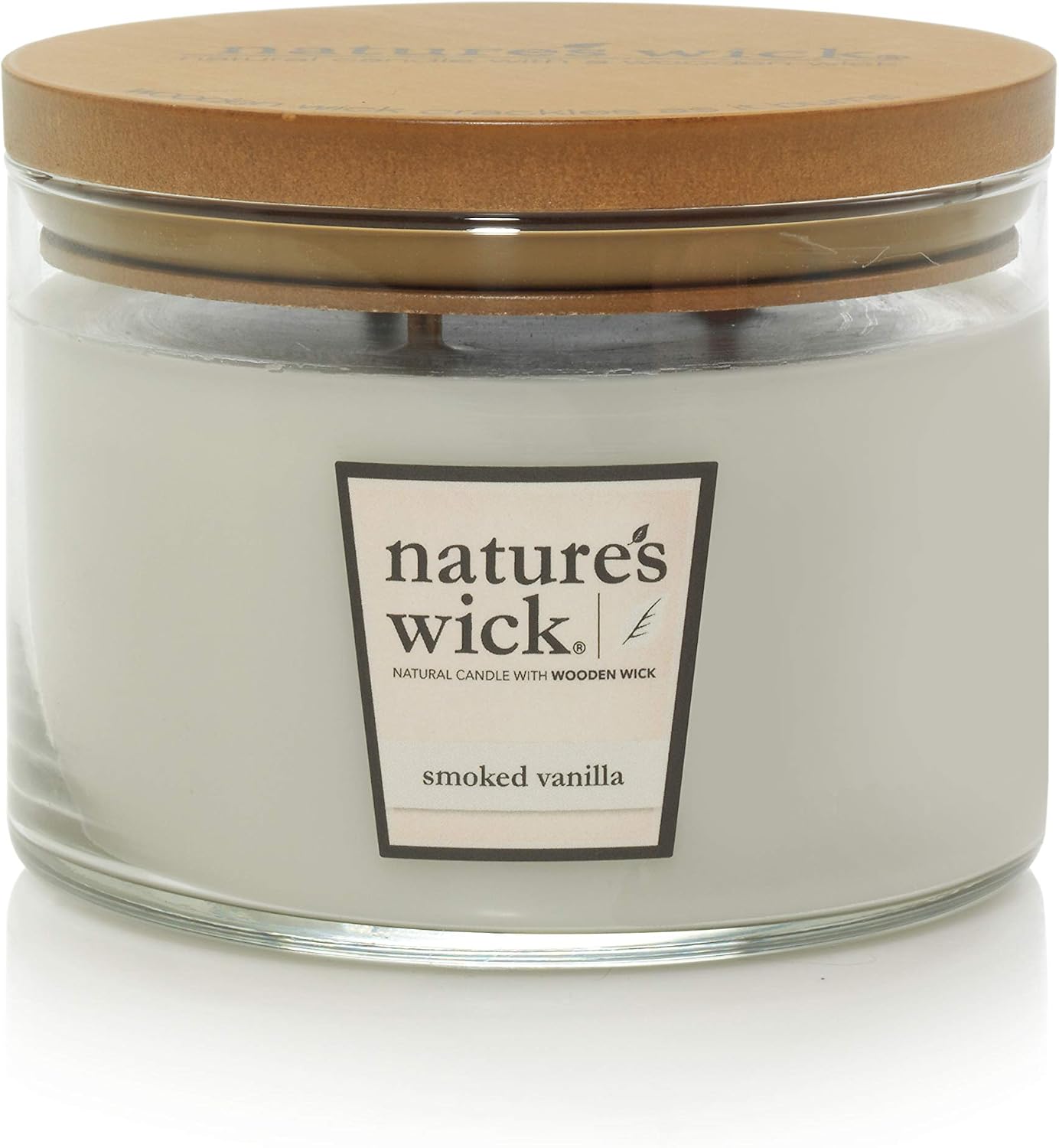 Nature's Wick Smoked Vanilla 3-Wick Candle, 18 oz.