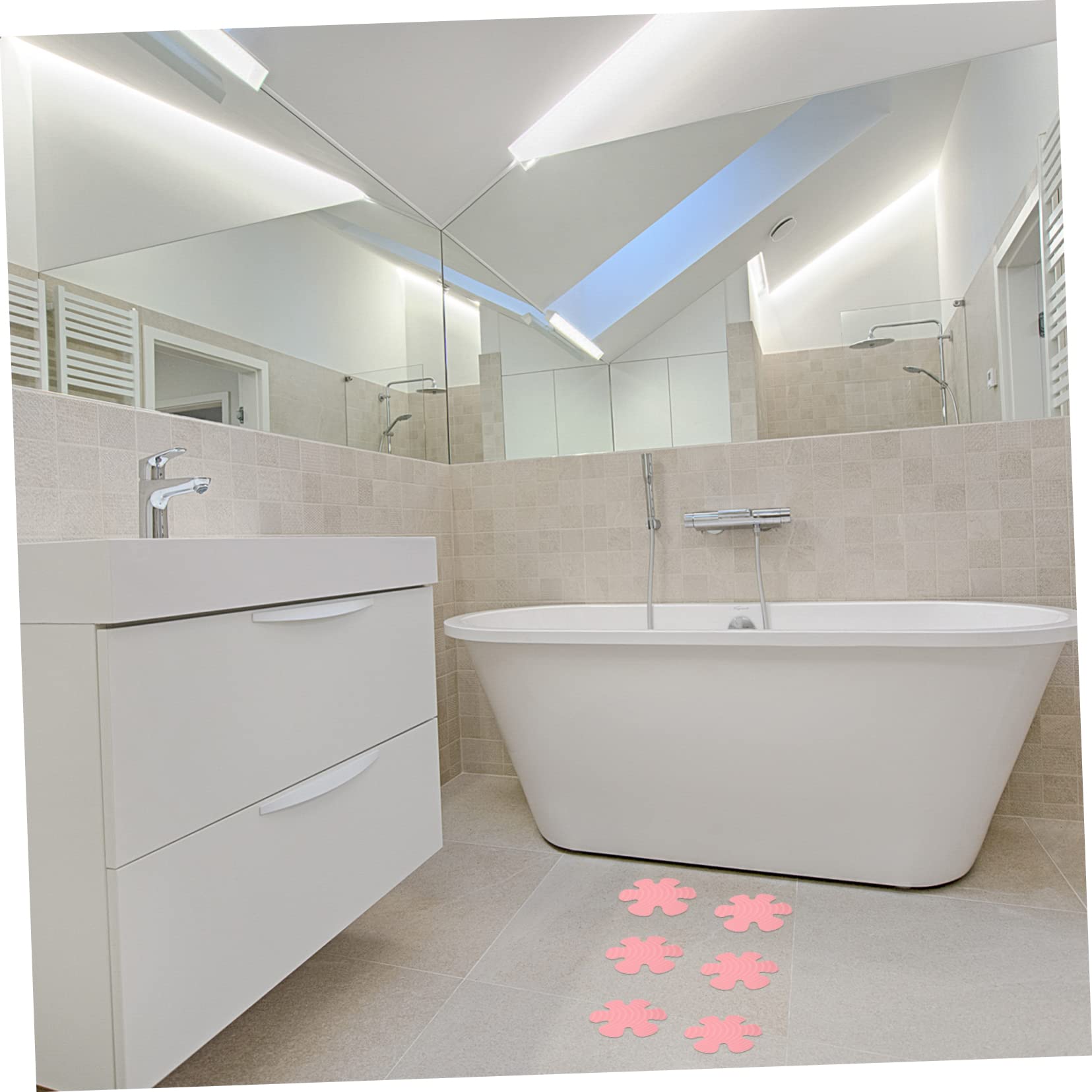 IMIKEYA 3 Juegos Pegatinas Antideslizantes Stickers Infantiles Pegatinas baño Tiras de Seguridad para bañera Ducha Antideslizante Pegatinas bañera Pegatinas calcomanías de bañera mañana