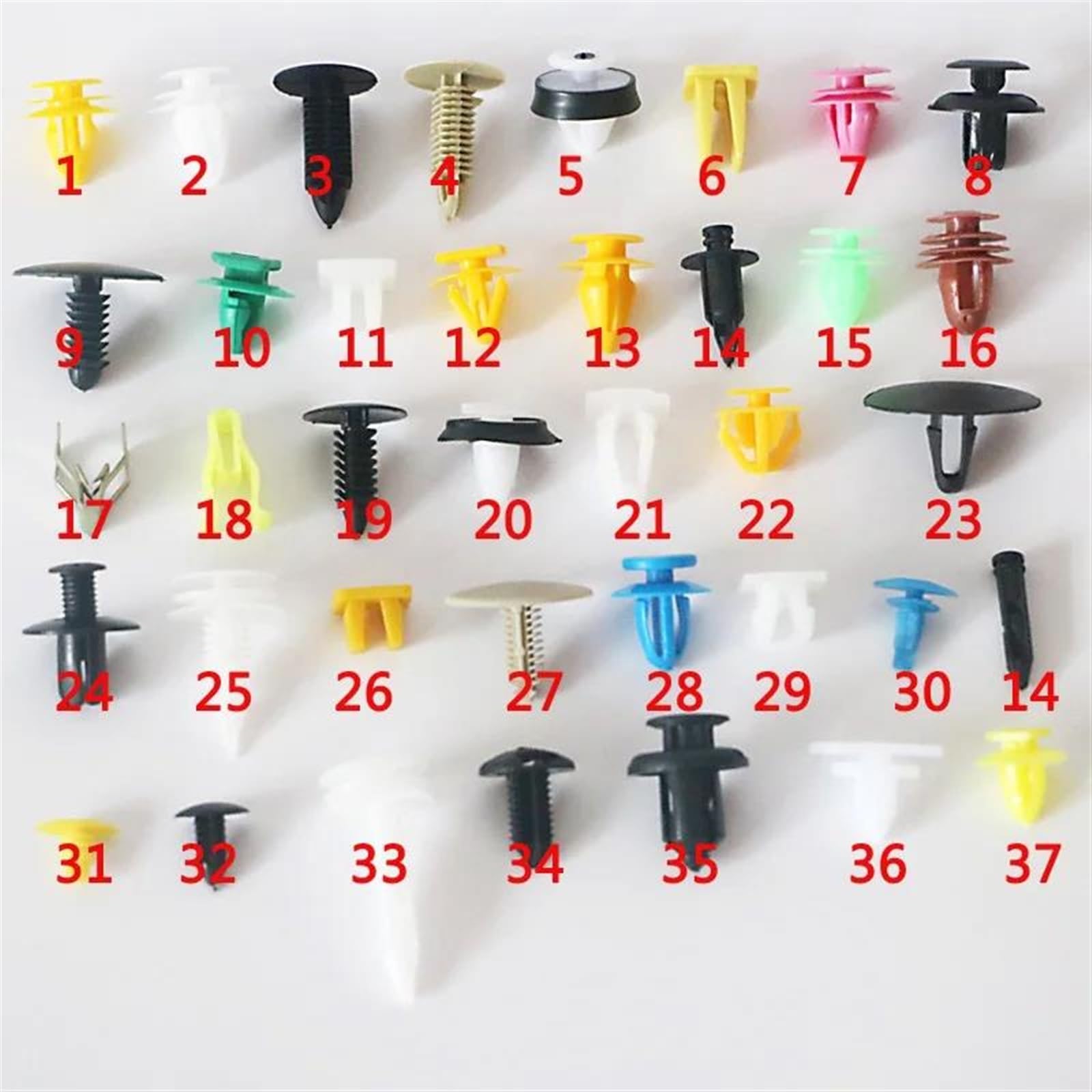Schraubenzubehör 510PCS Werkzeuge Für Auto Tür Panels Stoßstange Abdeckung Fender Automotive Kunststoff Befestigungen Boxed Kit Fastener Clips(510pcs 11pcs tool)