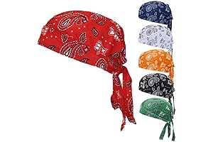 Sweat Wicking Doo Rag Cooling Dew Rag Helmet Liner Bandana Cap