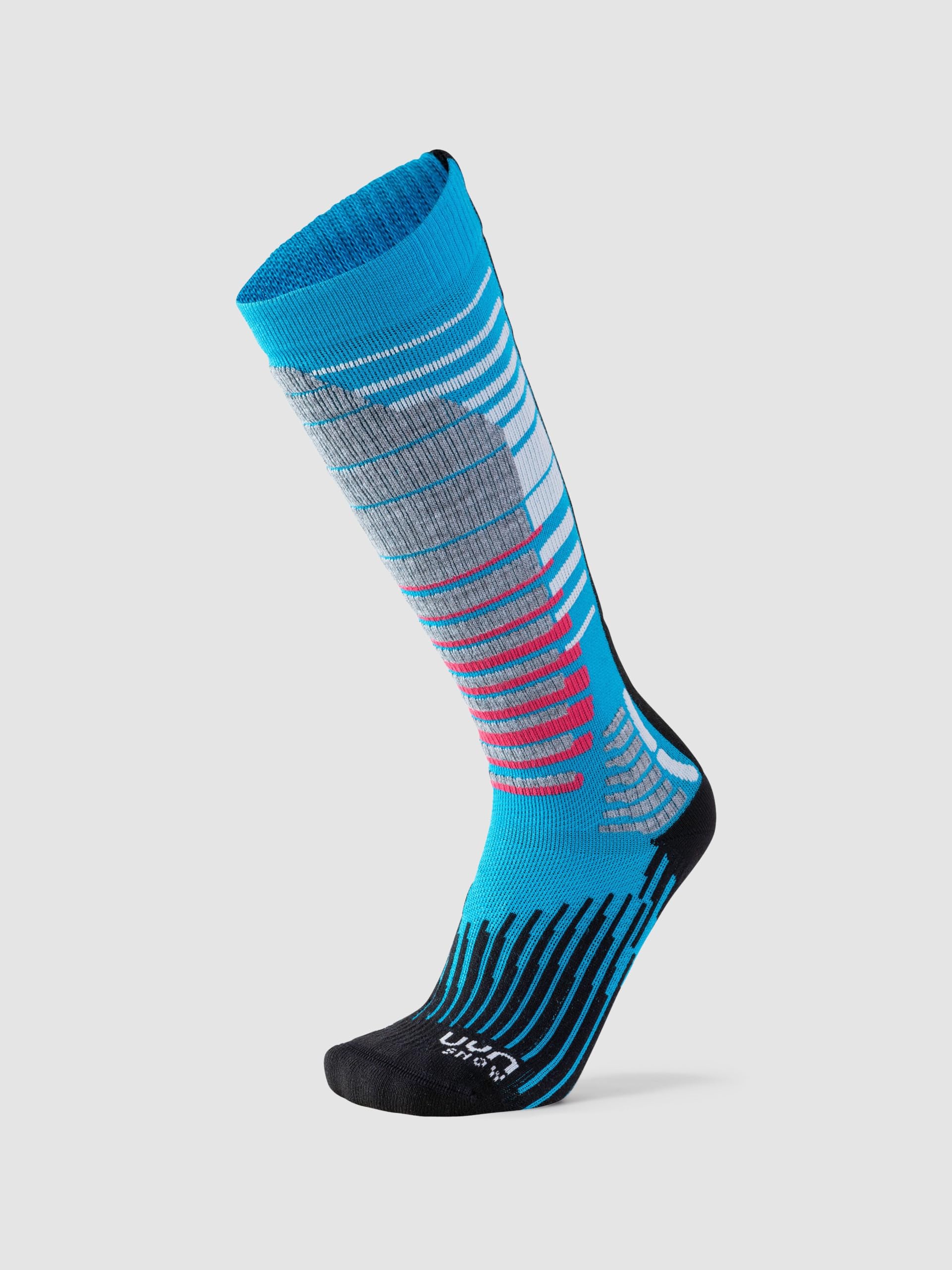 UYN S100155 SKI SNOWBOARD SOCKS Socks Women's Turquoise/Black 40
