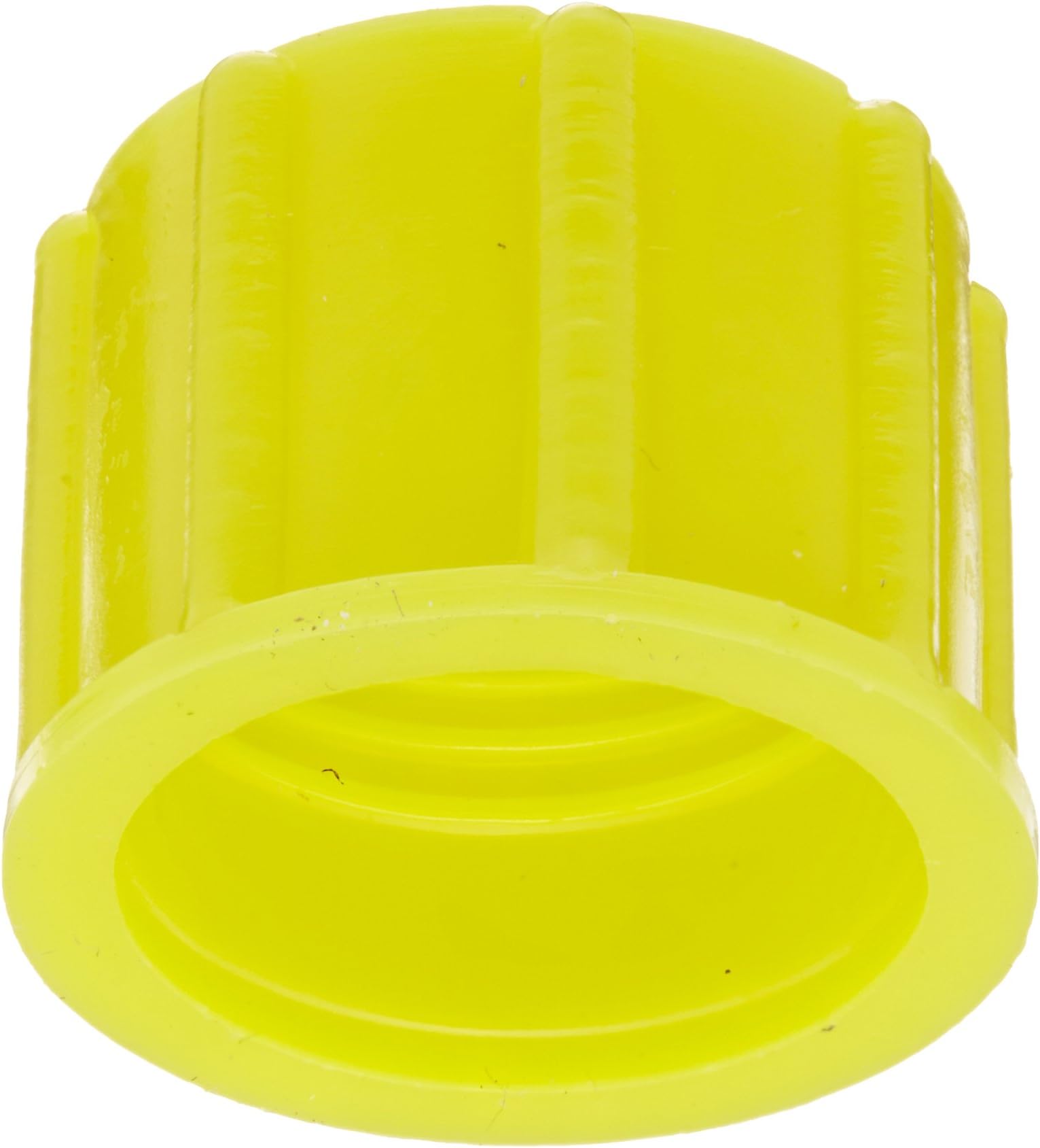 Kapsto GPN 800 M 18 x 1.5 Polyethylene Screw Cap, Yellow, Metric Thread M 18 x 1.5 (Pack of 100)