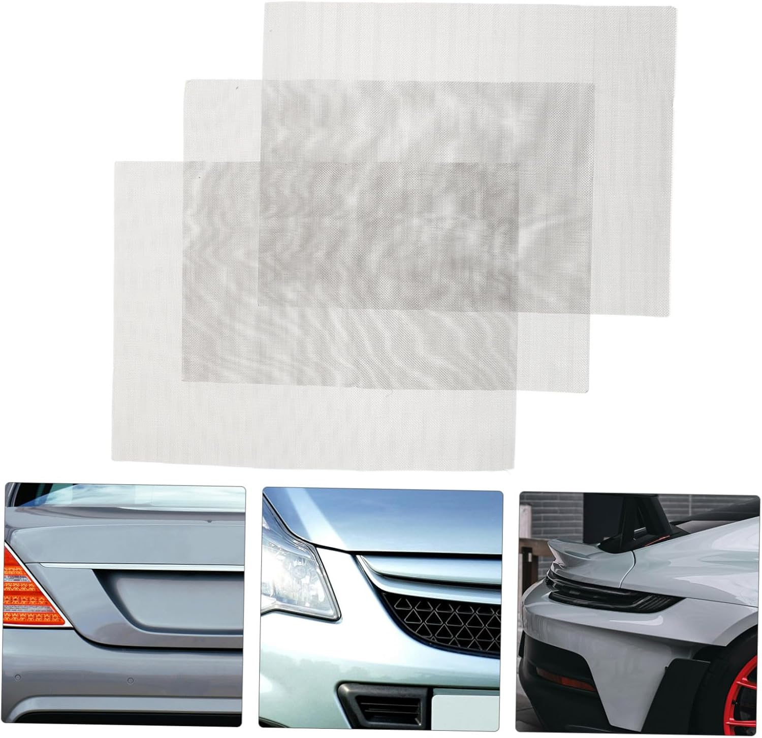 3pcs Plastic Repair Mesh Mesh Tape for Screen Repair Stainless Steel Screen Kit