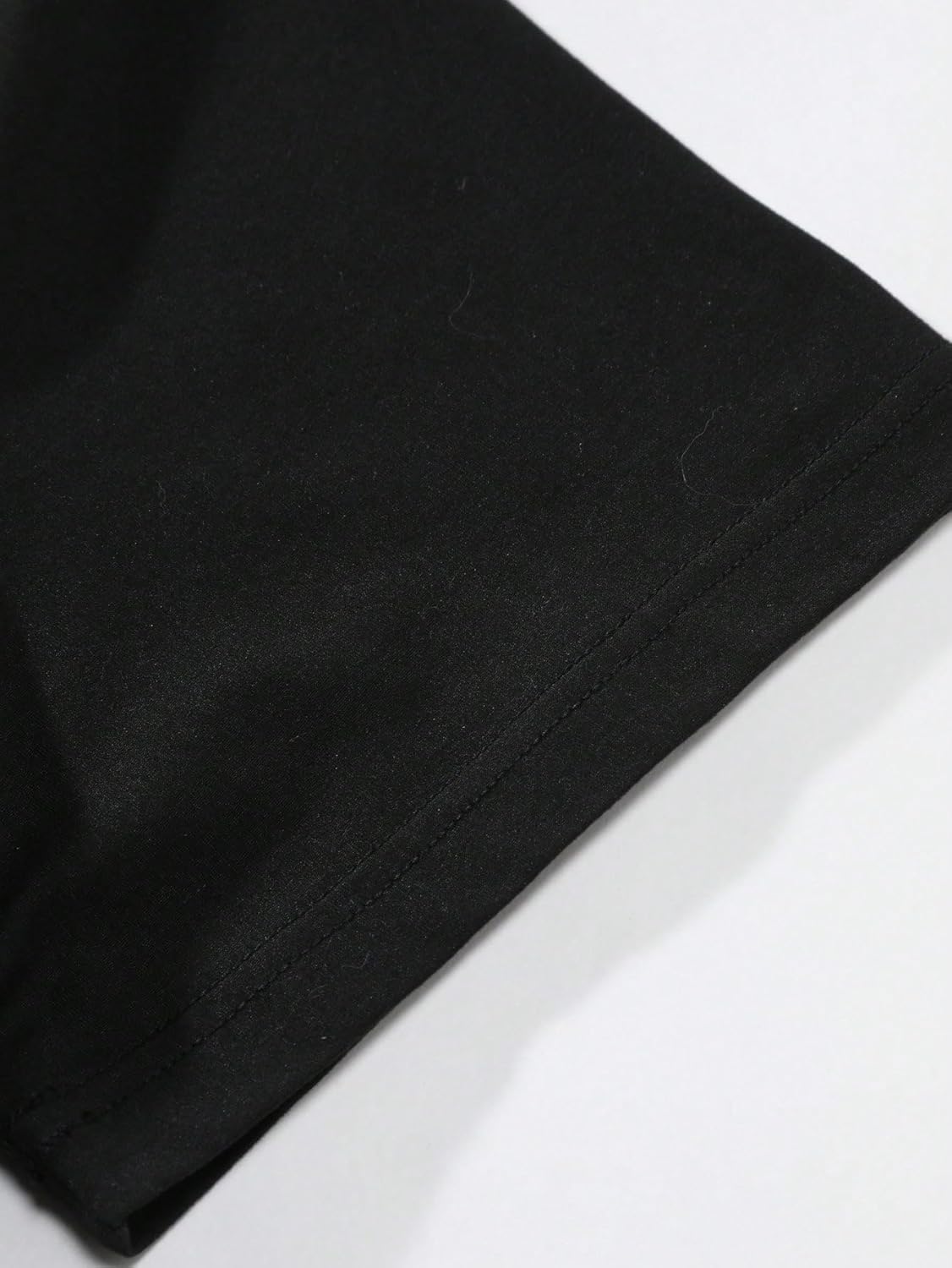 GORGLITTER Men's Novelty Casual Letter Graphic Crewneck T-Shirt Half Sleeve Oversized Tee Top - Image 2