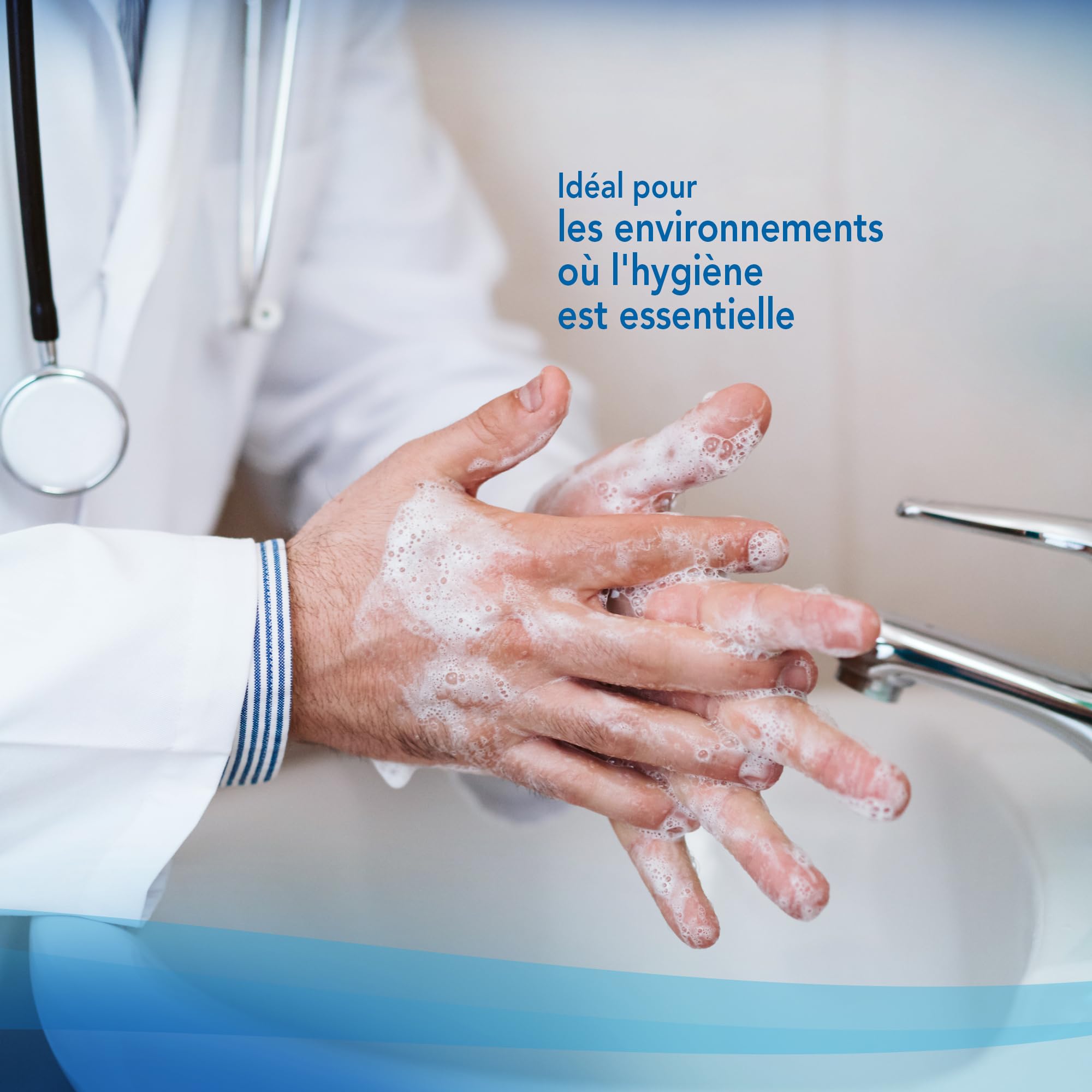 Kleenex 6336 Gel de Manos Bactericida, 6 Estuches X 1 L, Transparente