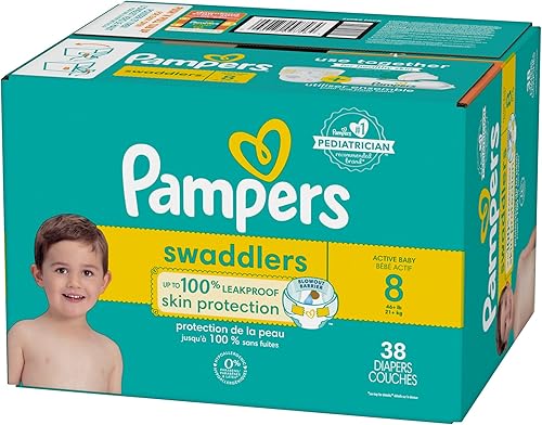 Miniatura 206 de Pañales Pampers Swaddlers, Talla 7 (11.8-22.7 kg), 70 unidades, absorbentes, mantiene al bebé seco y cómodo, pañal desechable seguro para la piel