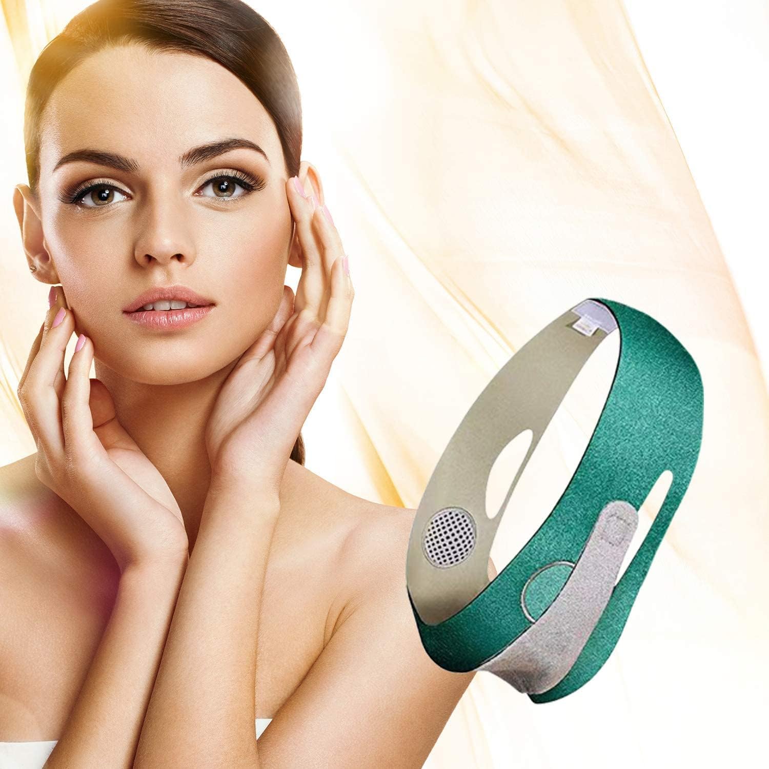 VANSHORA Face Lift Up Belt V Line Face Slimming Mask for Women and Men | Double Chin Lifting Strap Adjustable Face Shaping Band for Jawline Neck and Cheeks 3