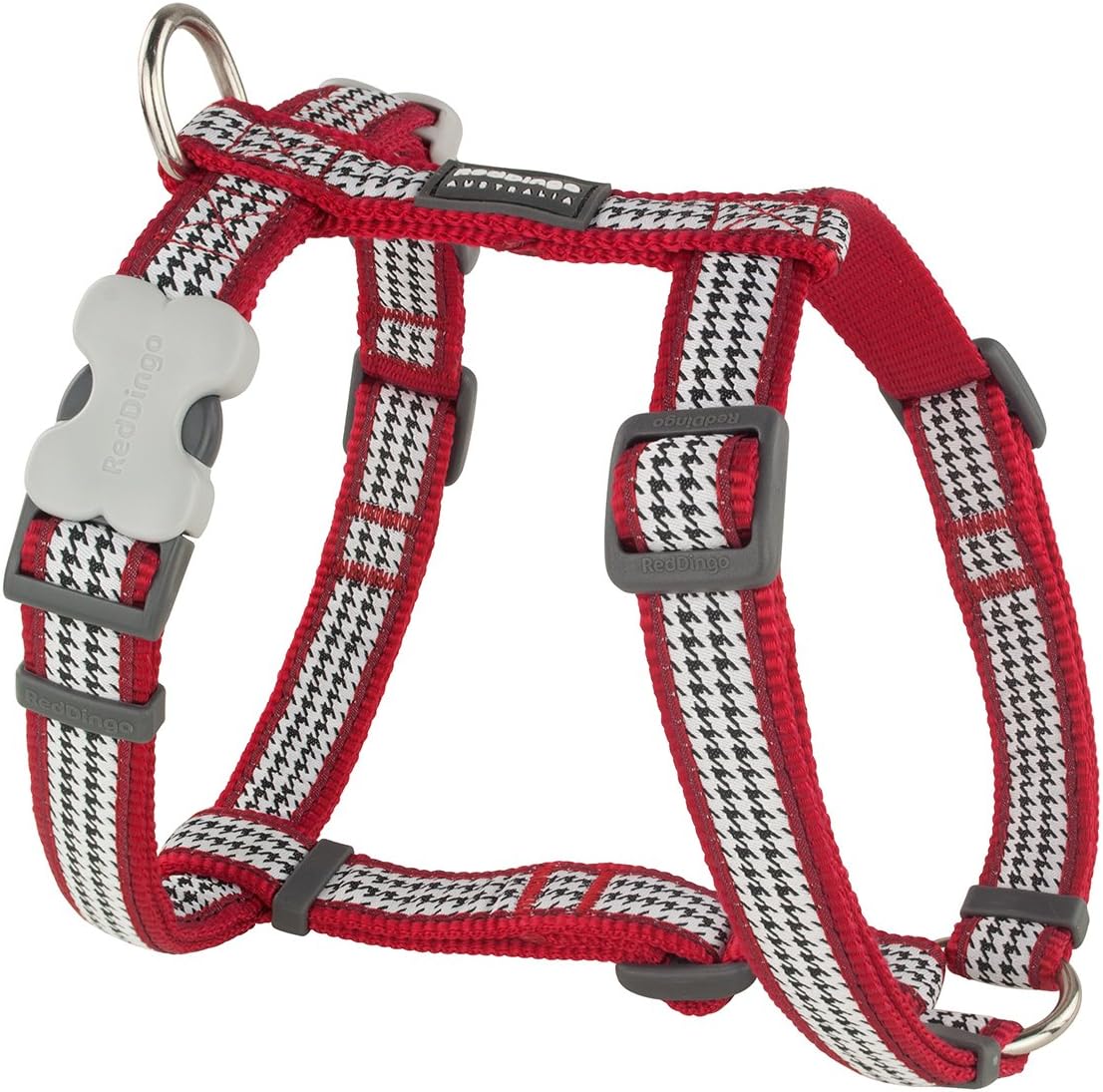 red dingo dog harness